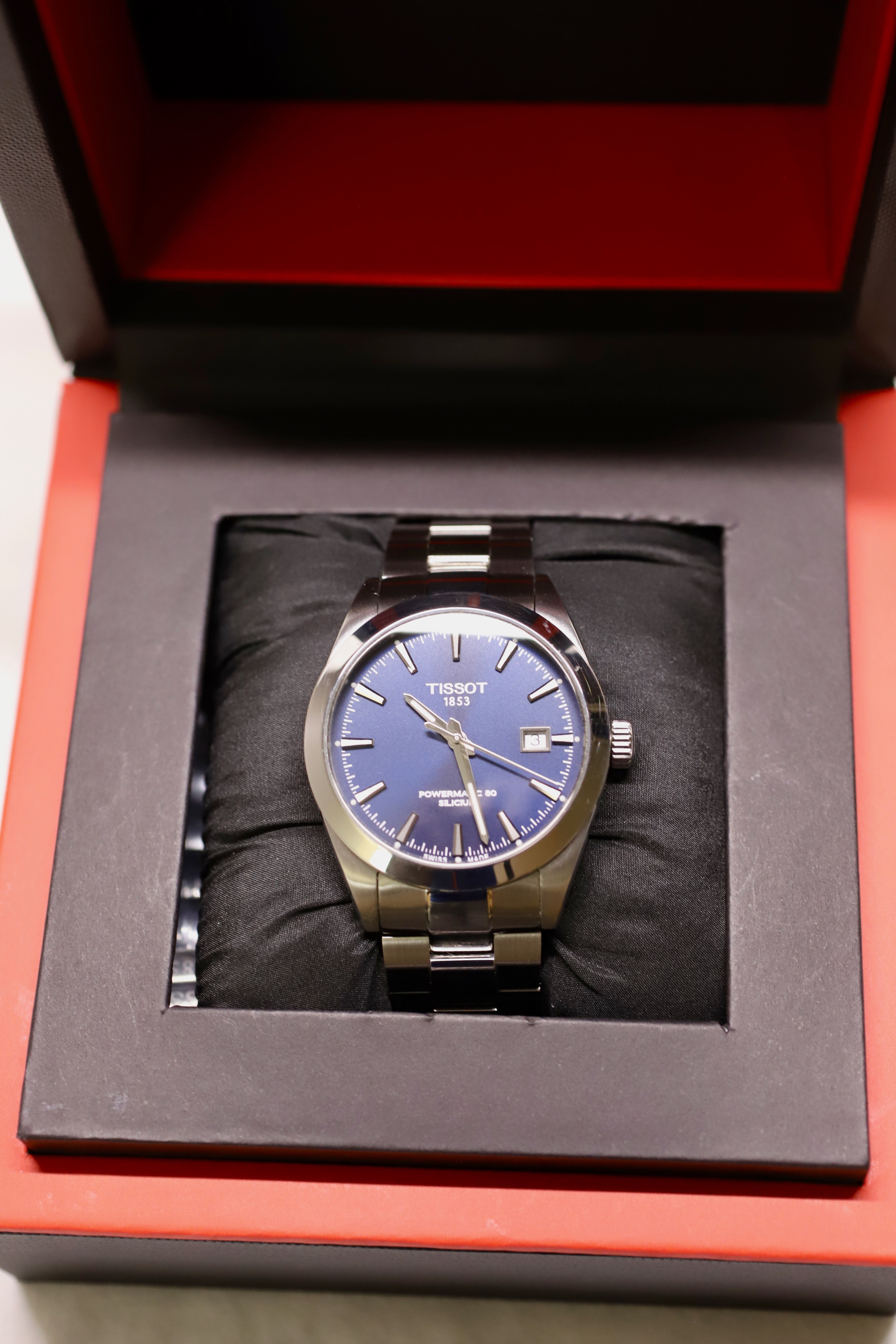 Tissot Gentleman Powermatic 80 Blue – Full Kit – Excellent - photo 2