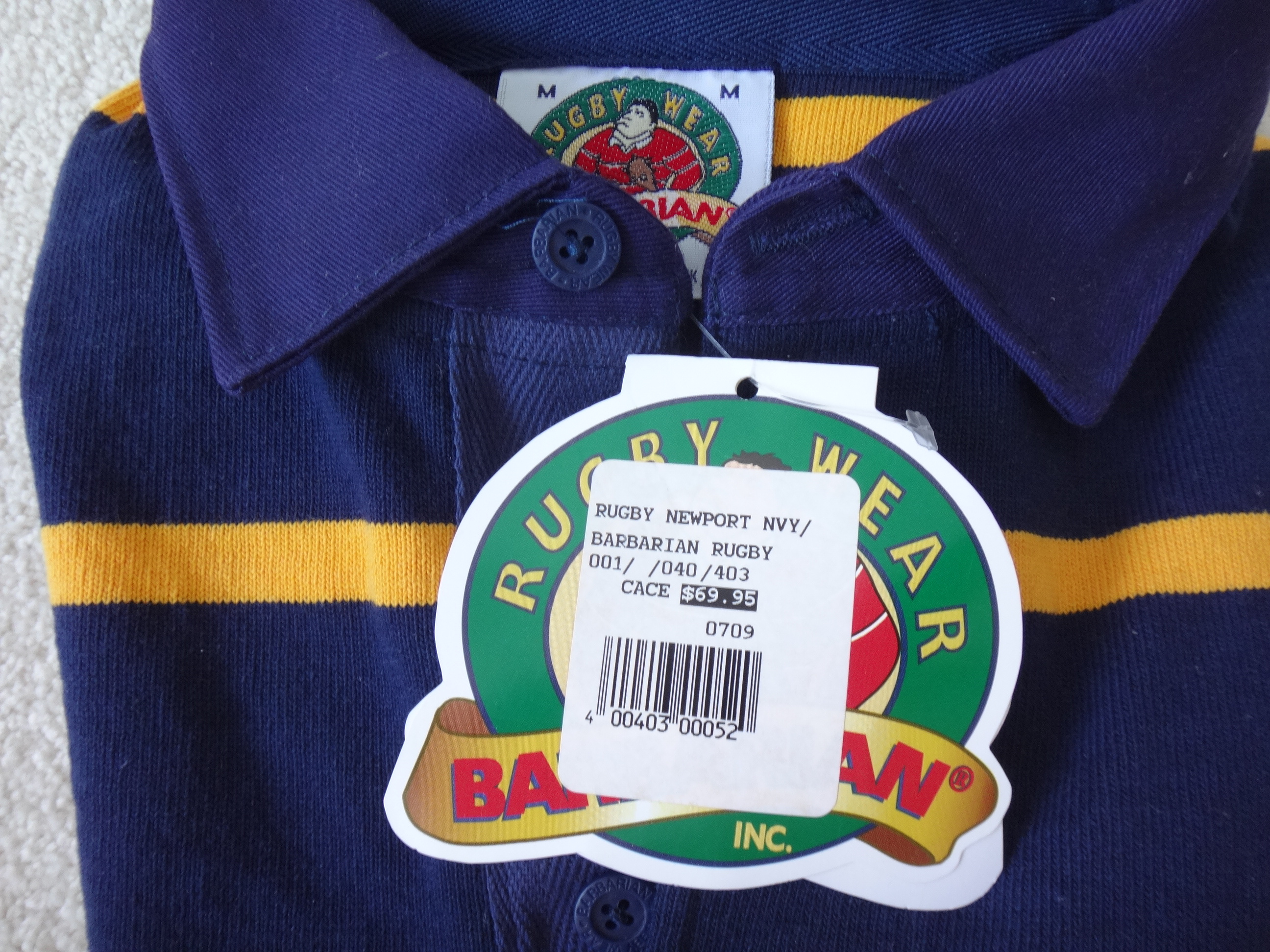 ✅🆕University of Victoria Men's Medium Barbarian Rugby Jersey - photo 3