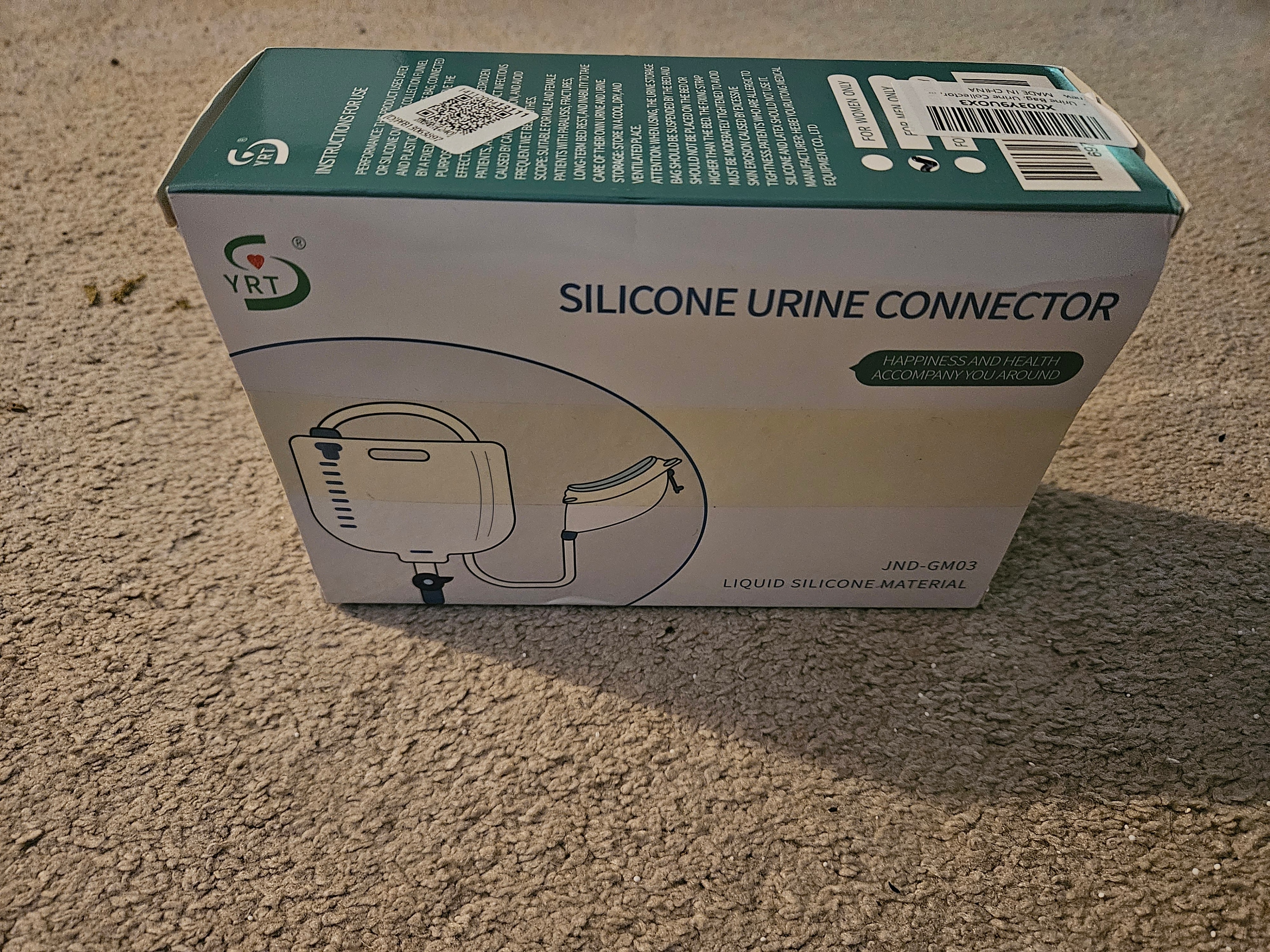 2 NEW Wearable Silicone Urine Collector / External Catheters