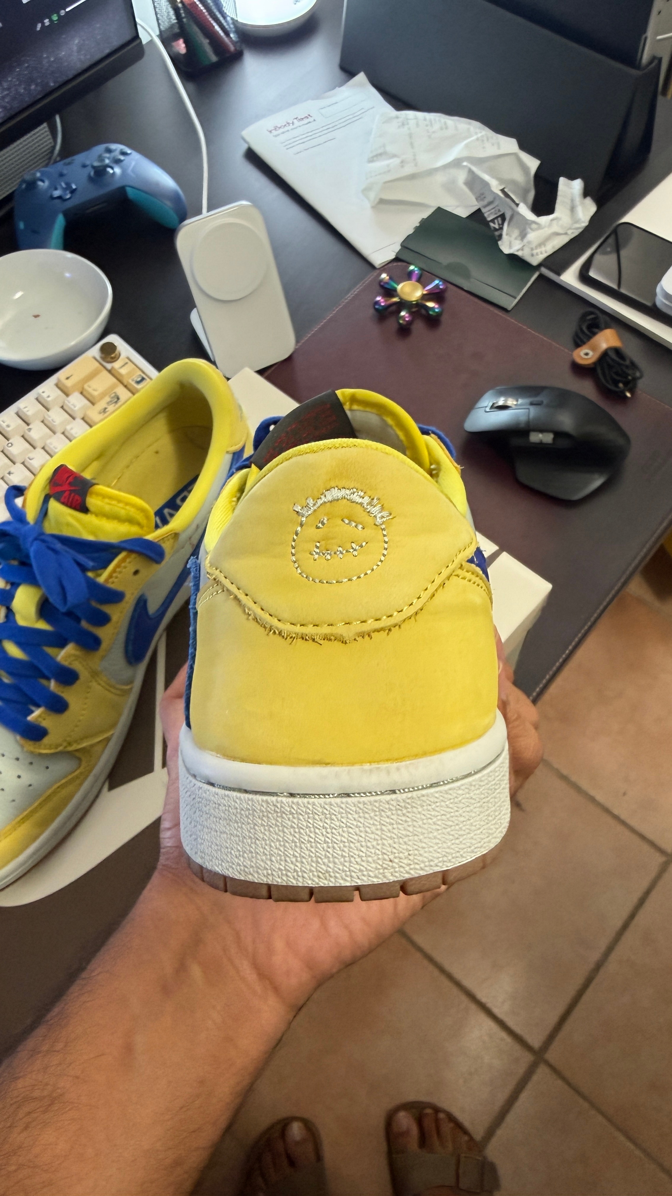 Nike Travis Scott Air Jordan 1 Low OG SP Canary - photo 5