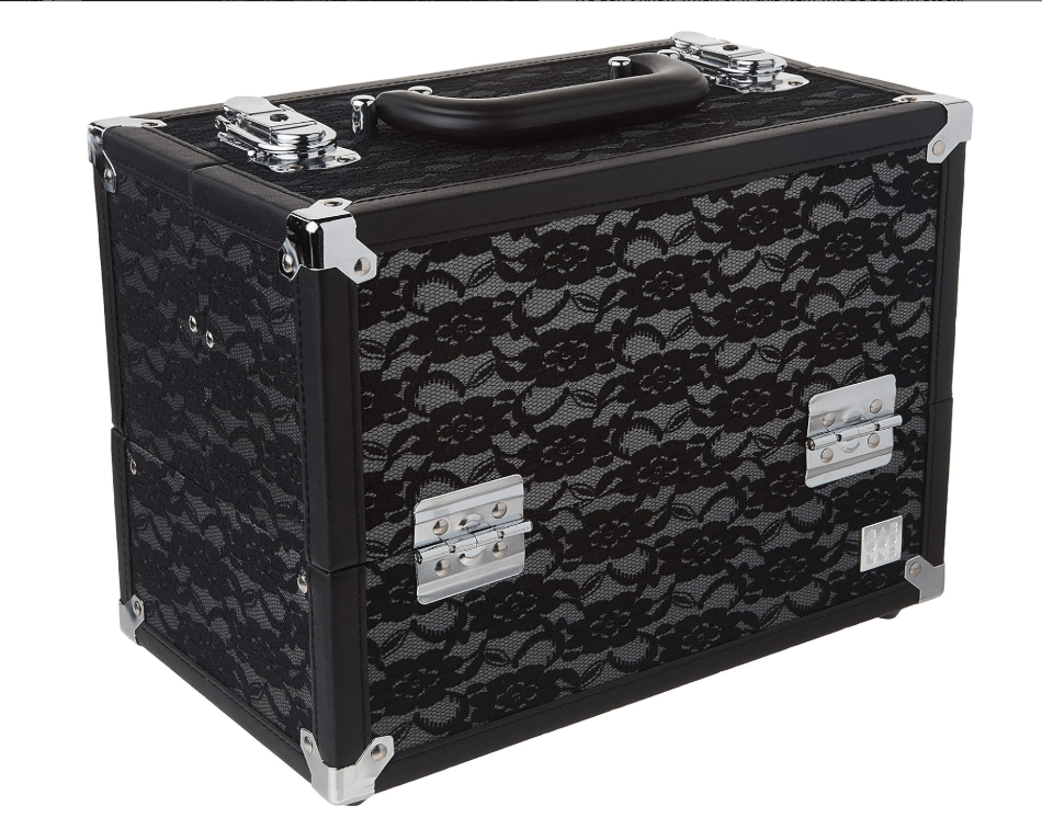 Train Case - Cosmetic Organizer Black
