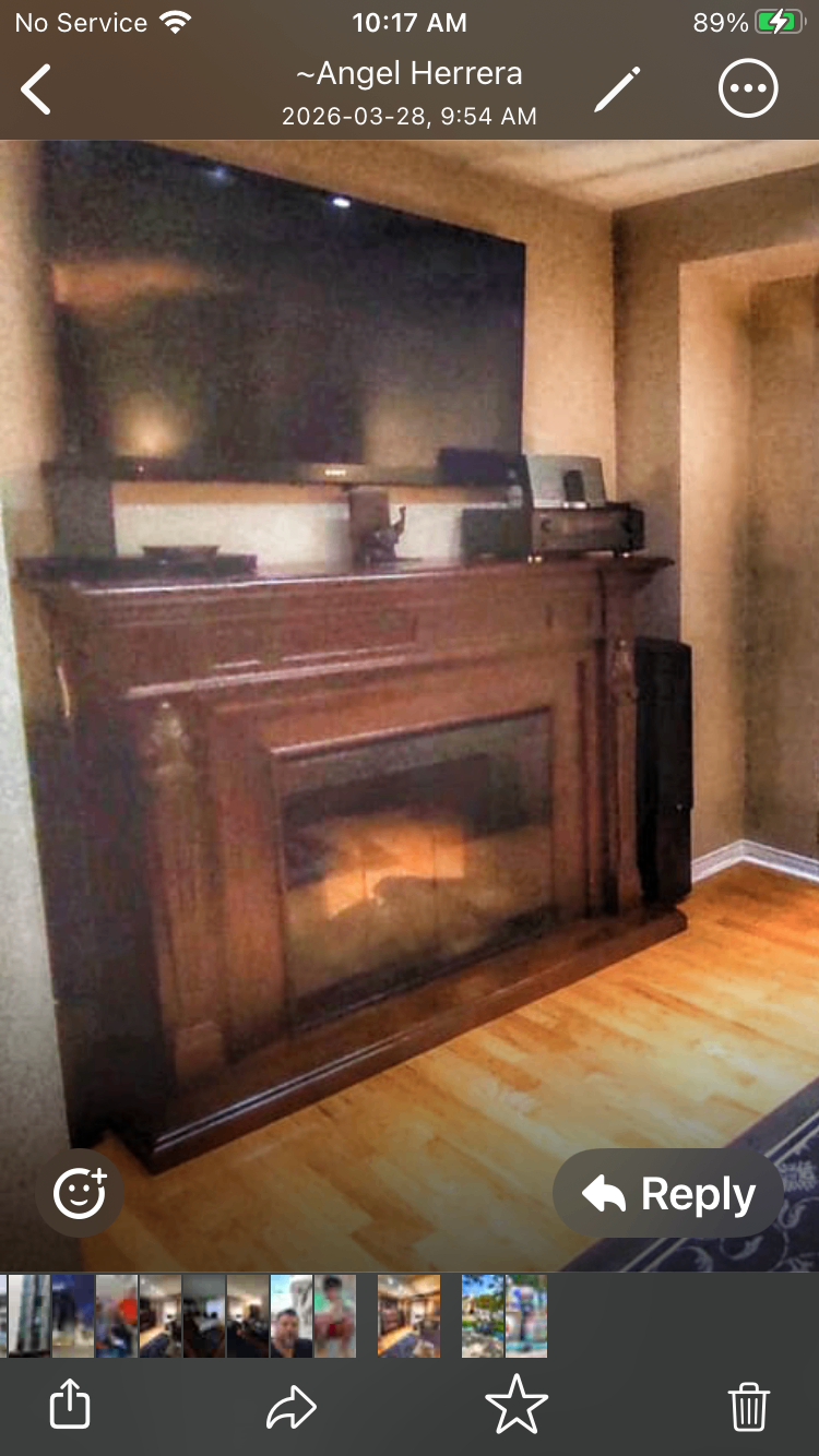 Dimplex Electric Fireplace with Solid Wood Mantel