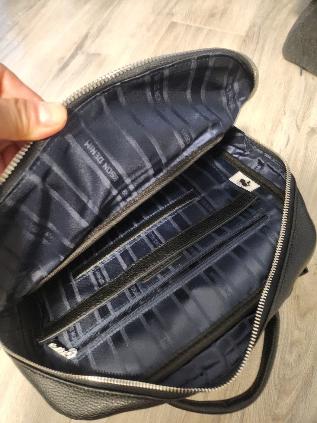 Genuine leather backpack