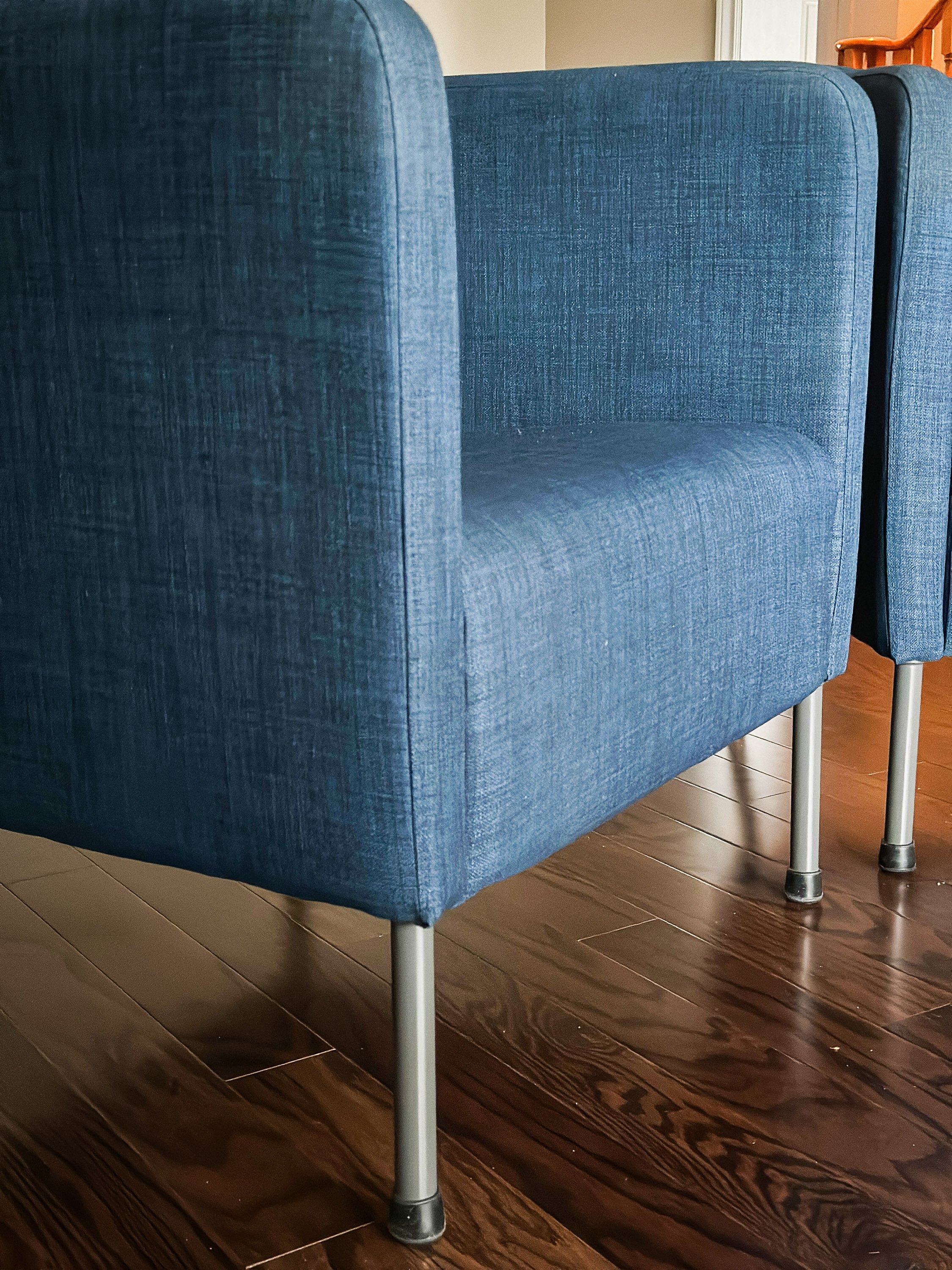 IKEA EKERÖ armchair in Skiftebo dark blue fabric - photo 2