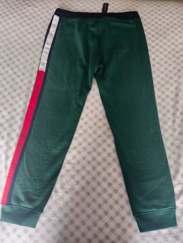 Tommy Hilfiger Green Joggers Men’s L/G NWT Logo Sweatpants