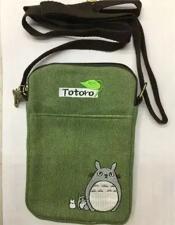 YaJaMa Canvas Cartoon Crossbody Pouch Wallet W/ Strap - photo 2