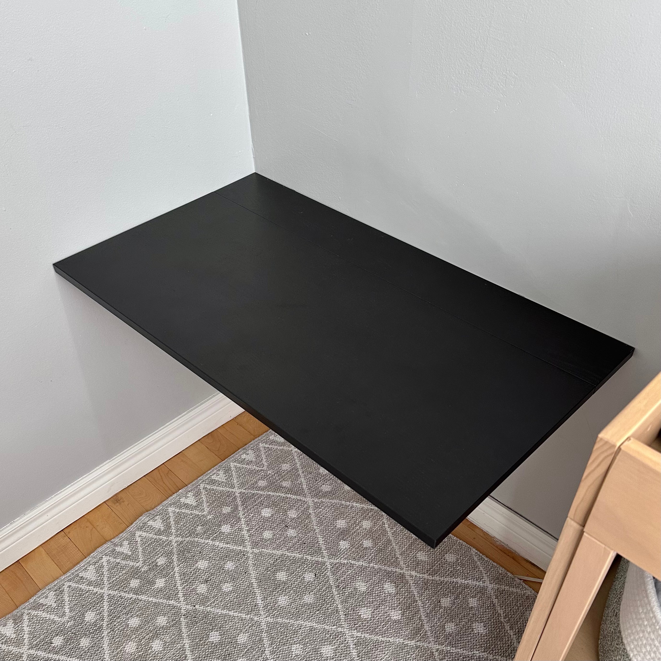 IKEA NORBERG Wall-mounted Drop Leaf Table Desk - photo 2