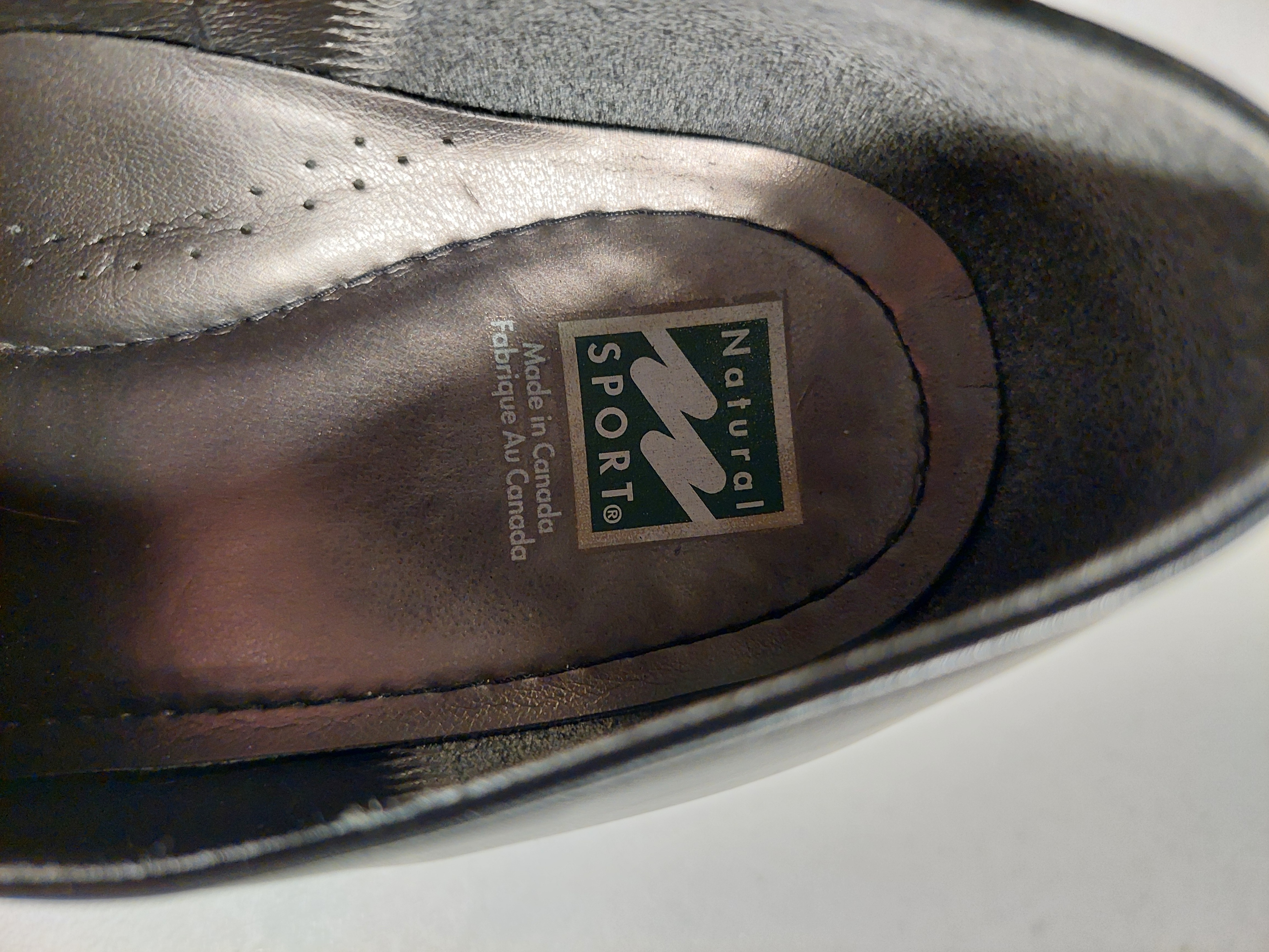 Natural Sport Black Leather Heels - photo 4