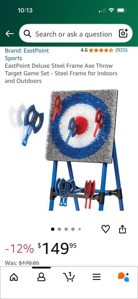 Axe throw target game - photo 3