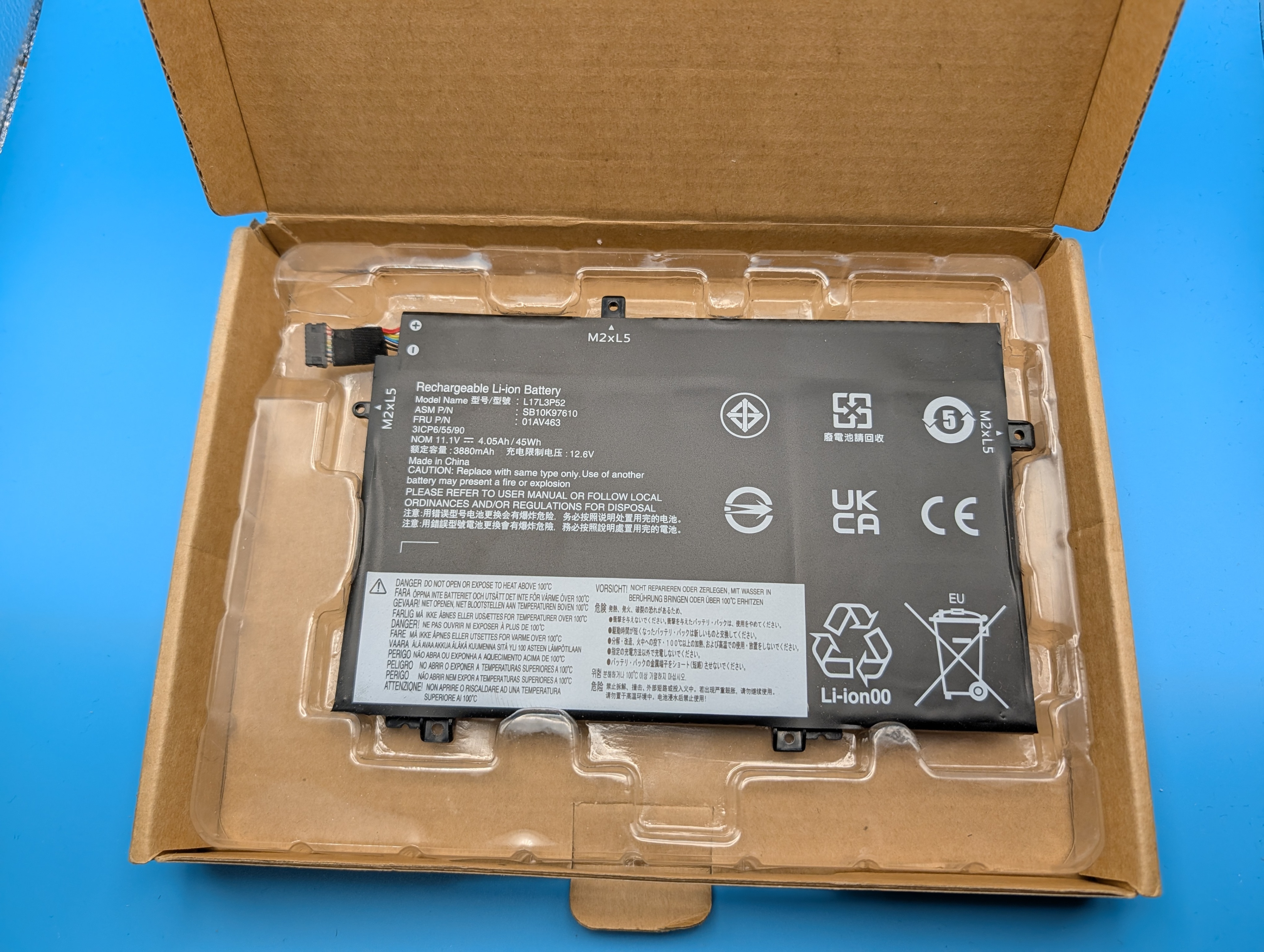 L17L3P52 Battery Replacement for Lenovo ThinkPad NEW