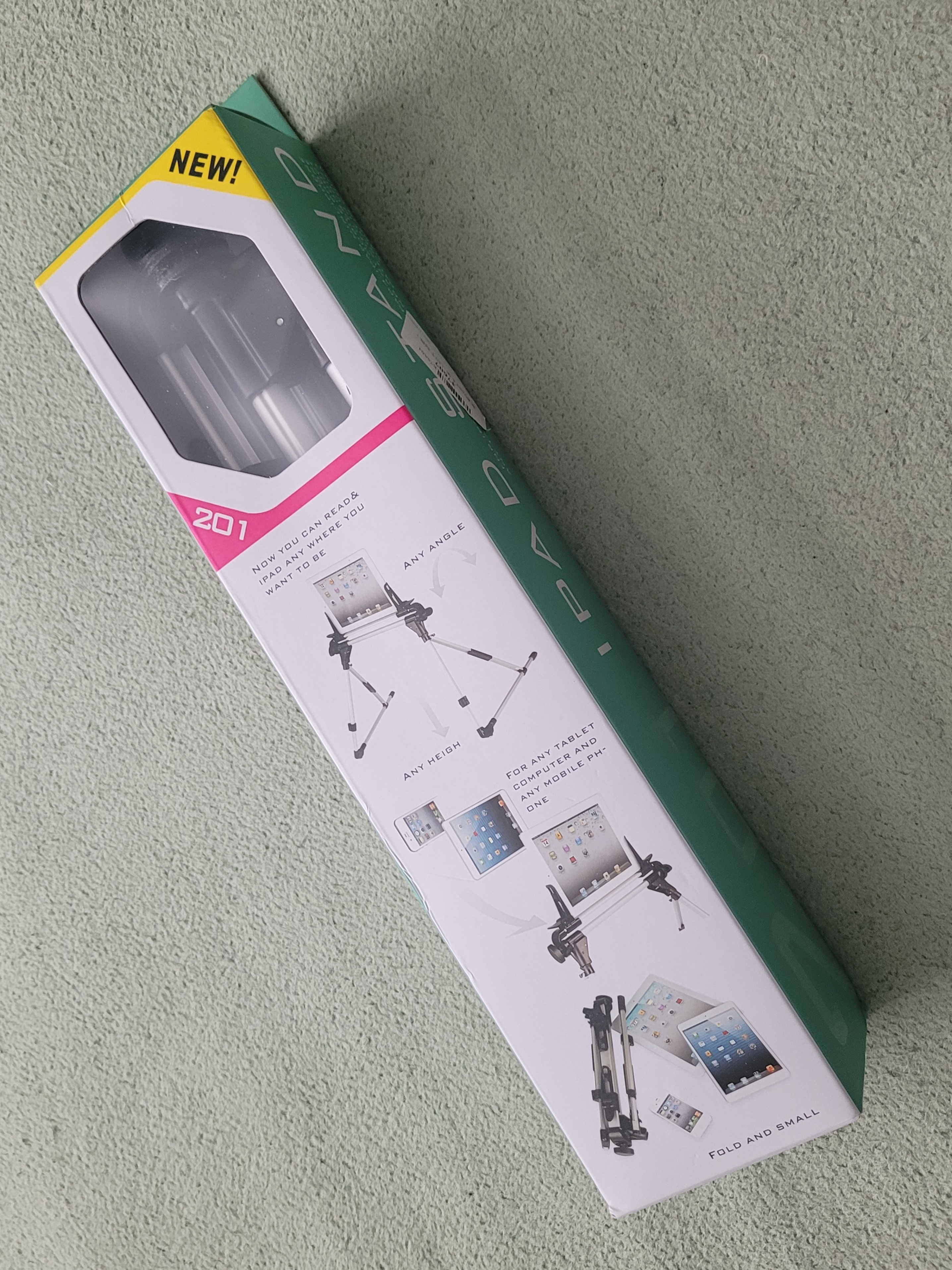 NEW-Adjustable Aluminum Alloy Phone & Tablet Stand