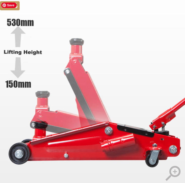 3-Ton Hydraulic Floor Jack – Heavy Duty / Quick Lift – Like New - photo 2