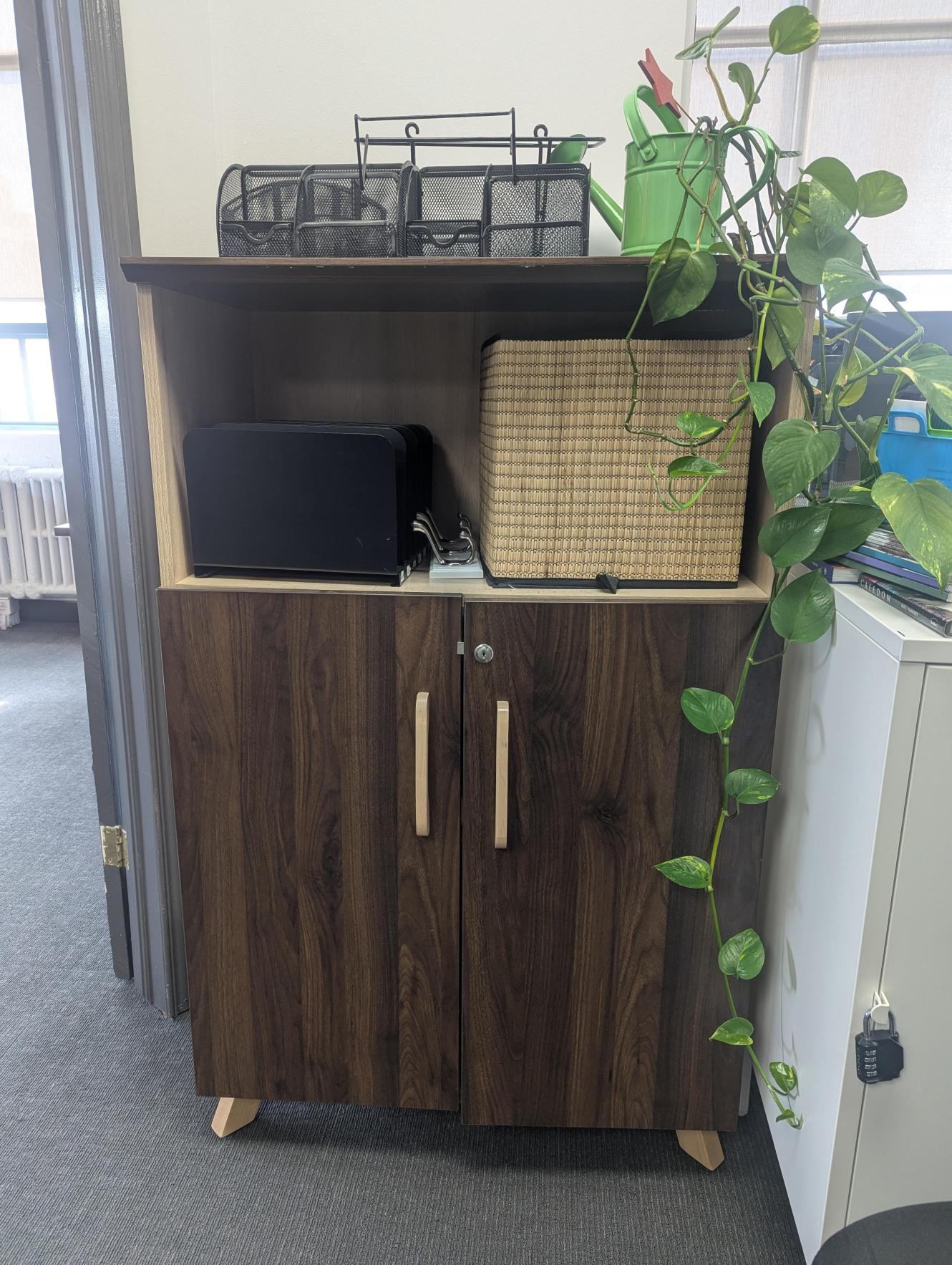 Cabinets with Open Shelf [x2]