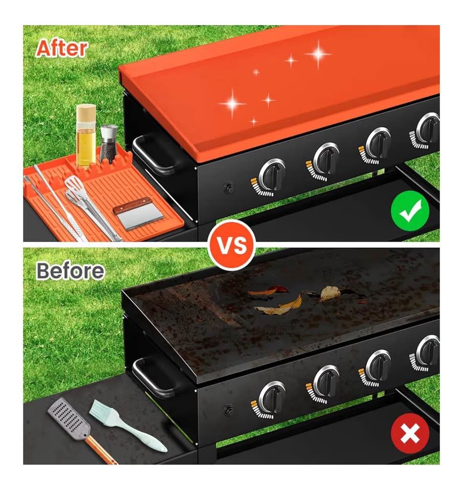 Full-Edge 36" Blackstone Silicone Griddle Cover, Includes 16"