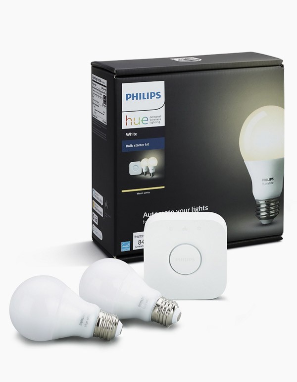 Philips Hue White 2-Pack Starter Kit with Smart Bridge - photo 3