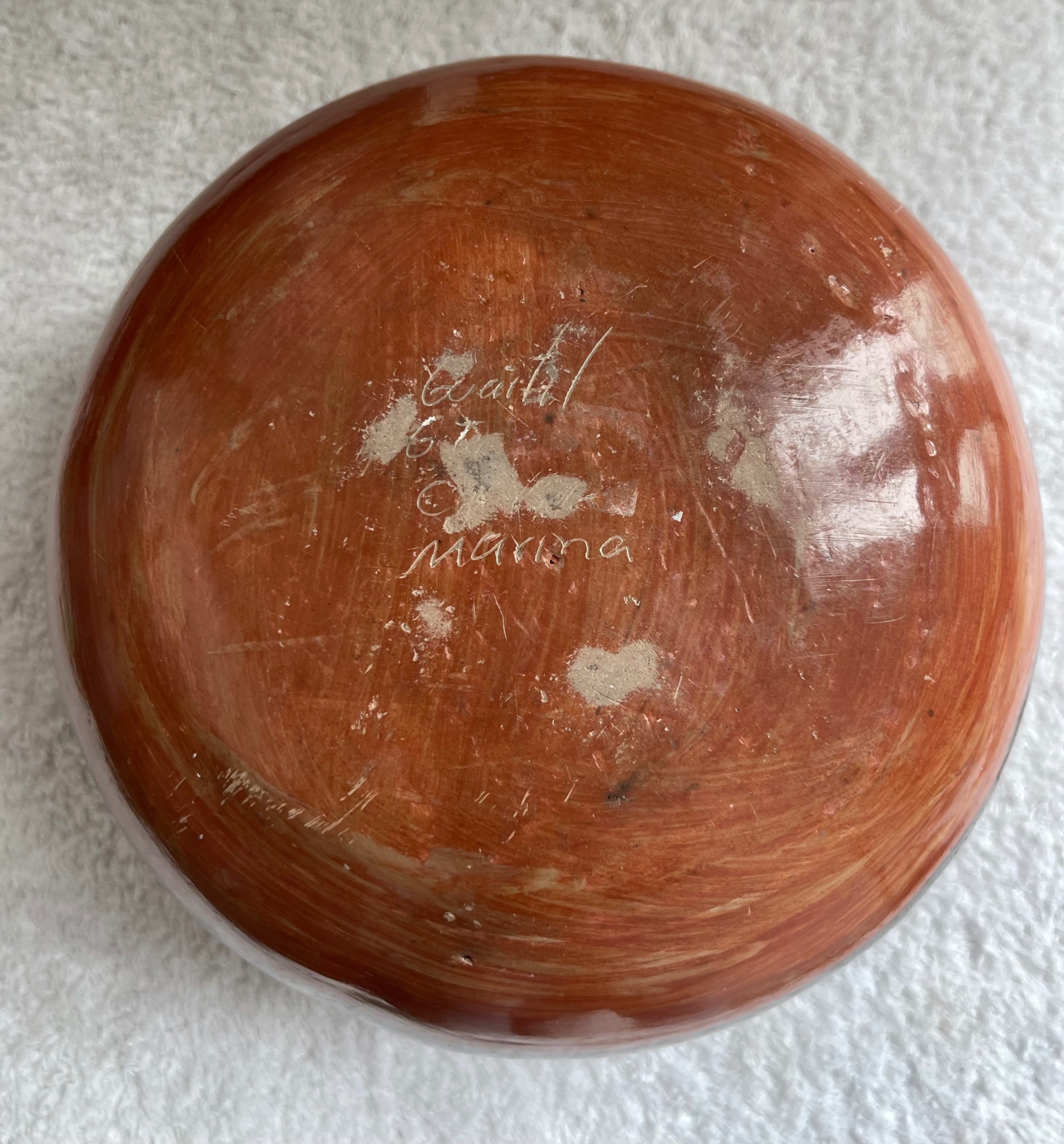 Signed Marina Campos Costa Rica Guaitil Pottery - photo 3