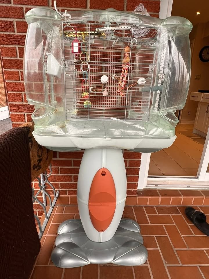 Hagen Vision Bird Cage w/Stand & Lots of Accessories