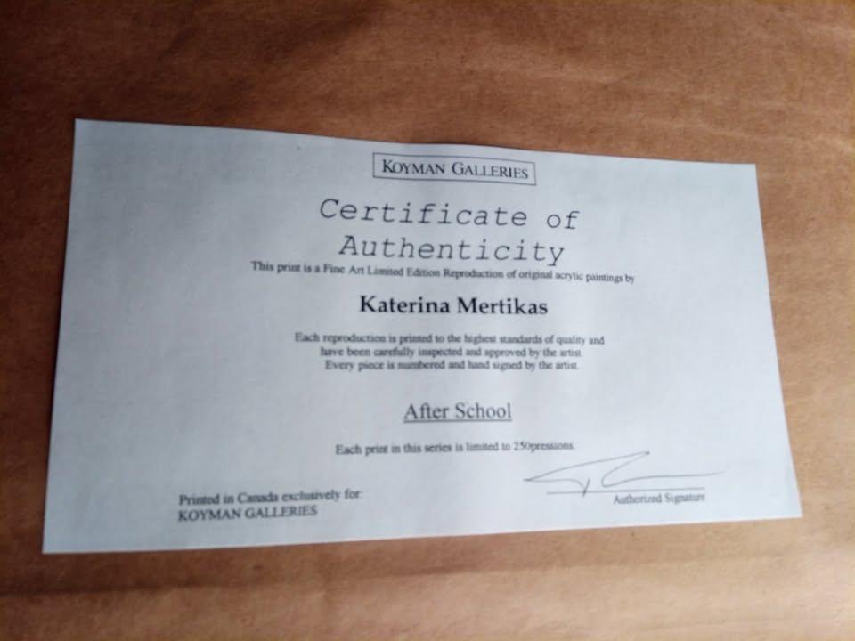 Katerina Mertikas "afterschool" Limited Edition Framed Print - photo 3
