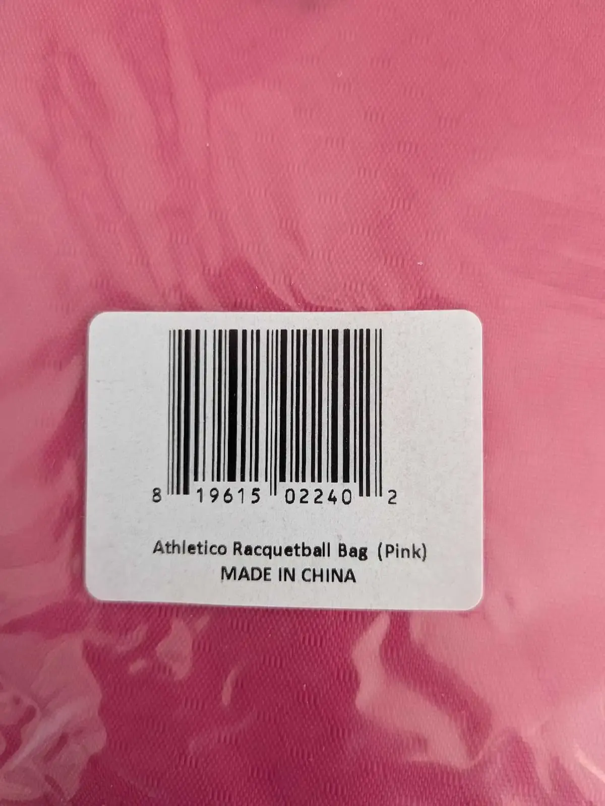 Athletico Racquetball Bag - Pink - photo 4