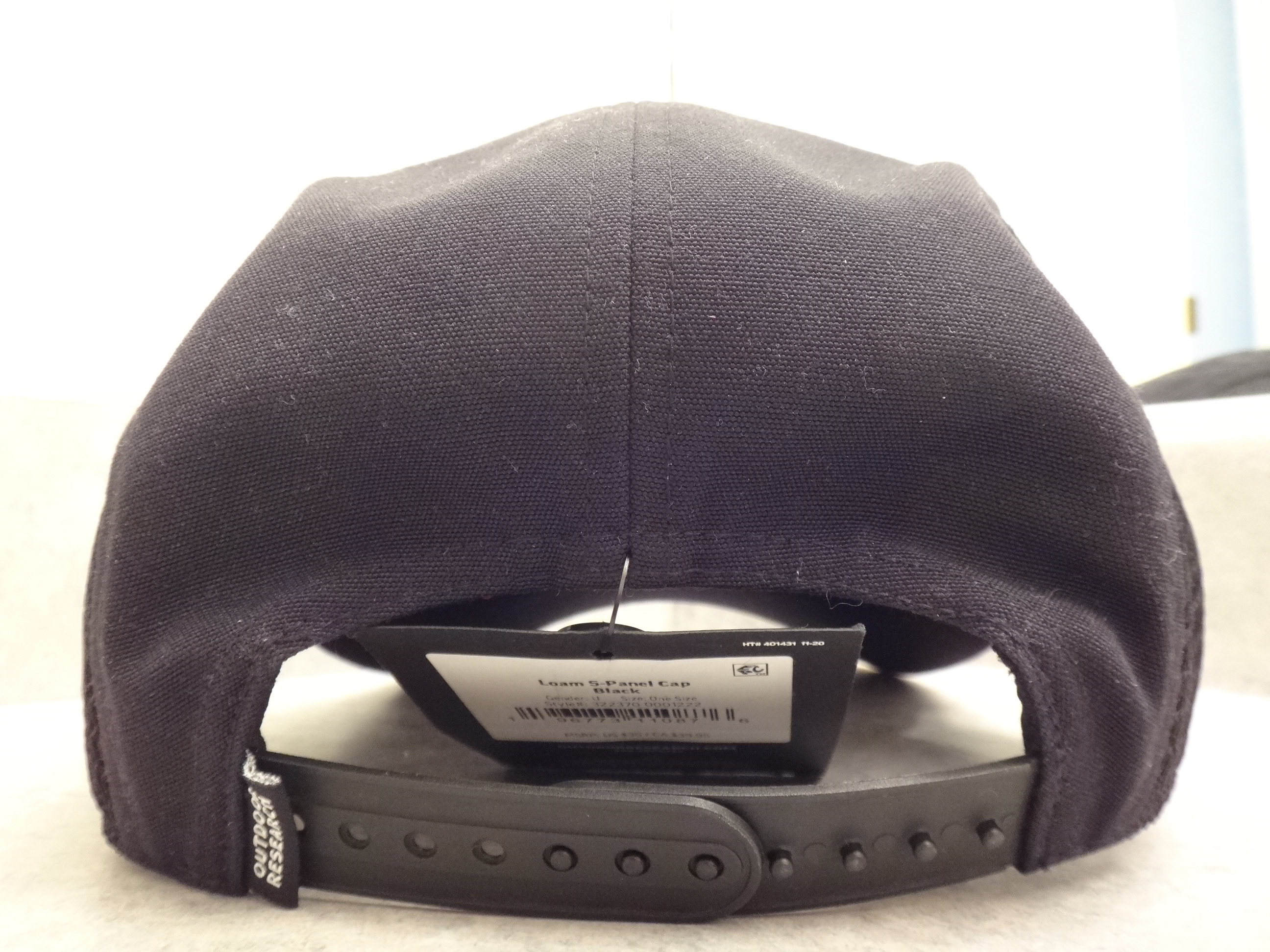 ✅🆕OR OUTDOOR RESEARCH Black "Loam" 5 Panel Baseball Hat Cap NEW - photo 5