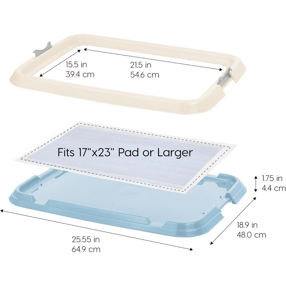 IRIS Neat ’n Dry Pet Training Pad Tray – New - photo 5