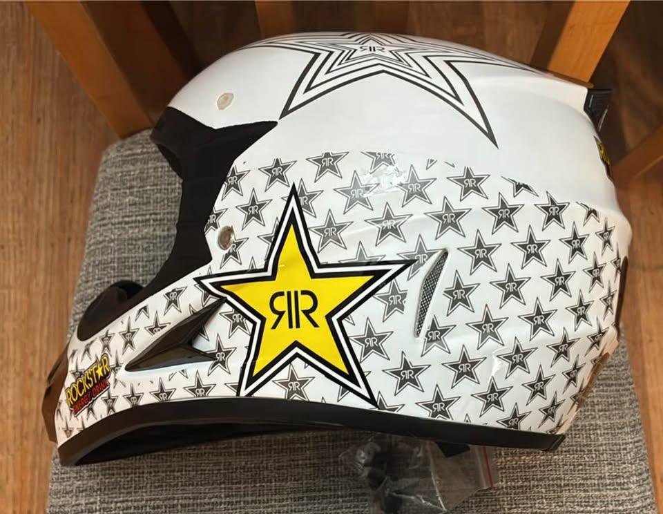 New RockStar Full Face MotorCross Motorcycle Helmet