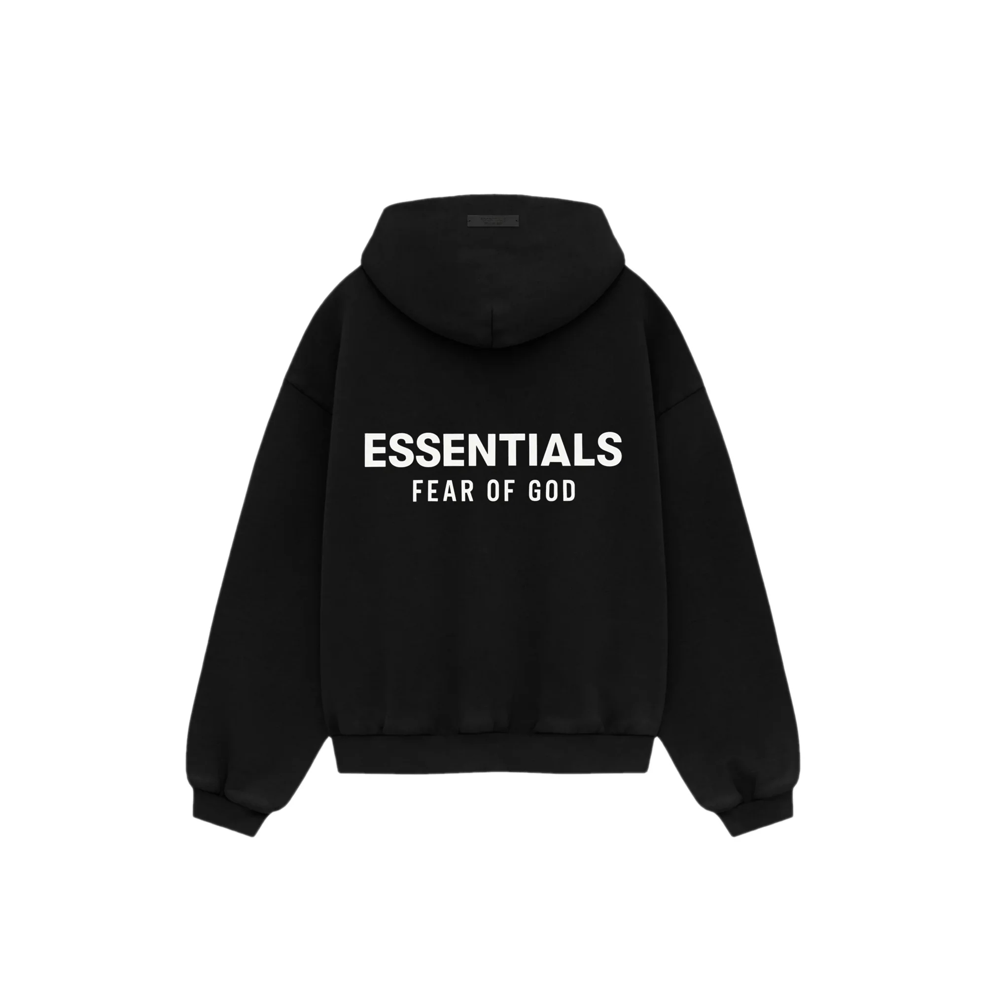 Essentials Fear of God - Black Hoodie - XL Size