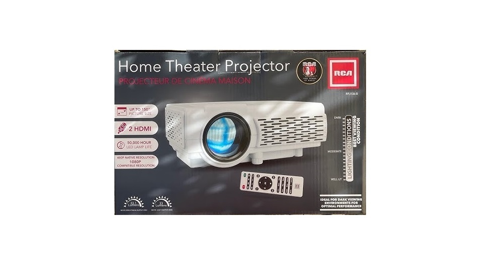 RCA Home Theater Projector FHD w/ Bluetooth | Open Box | on Sale - photo 3