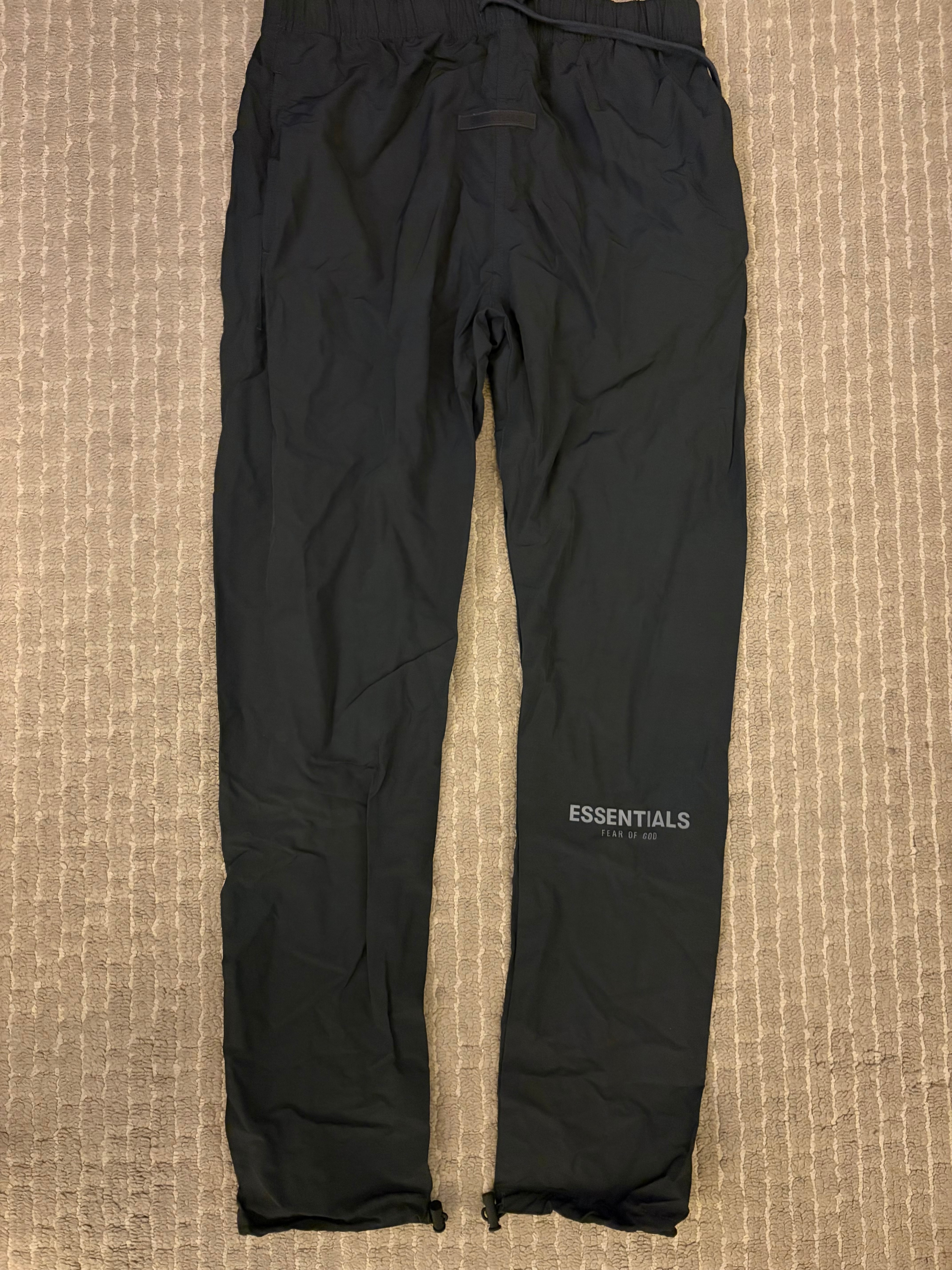 Essential fear of God black trackpants