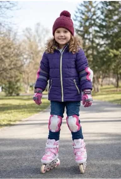 Kids roller Skates and Protective Gear Set