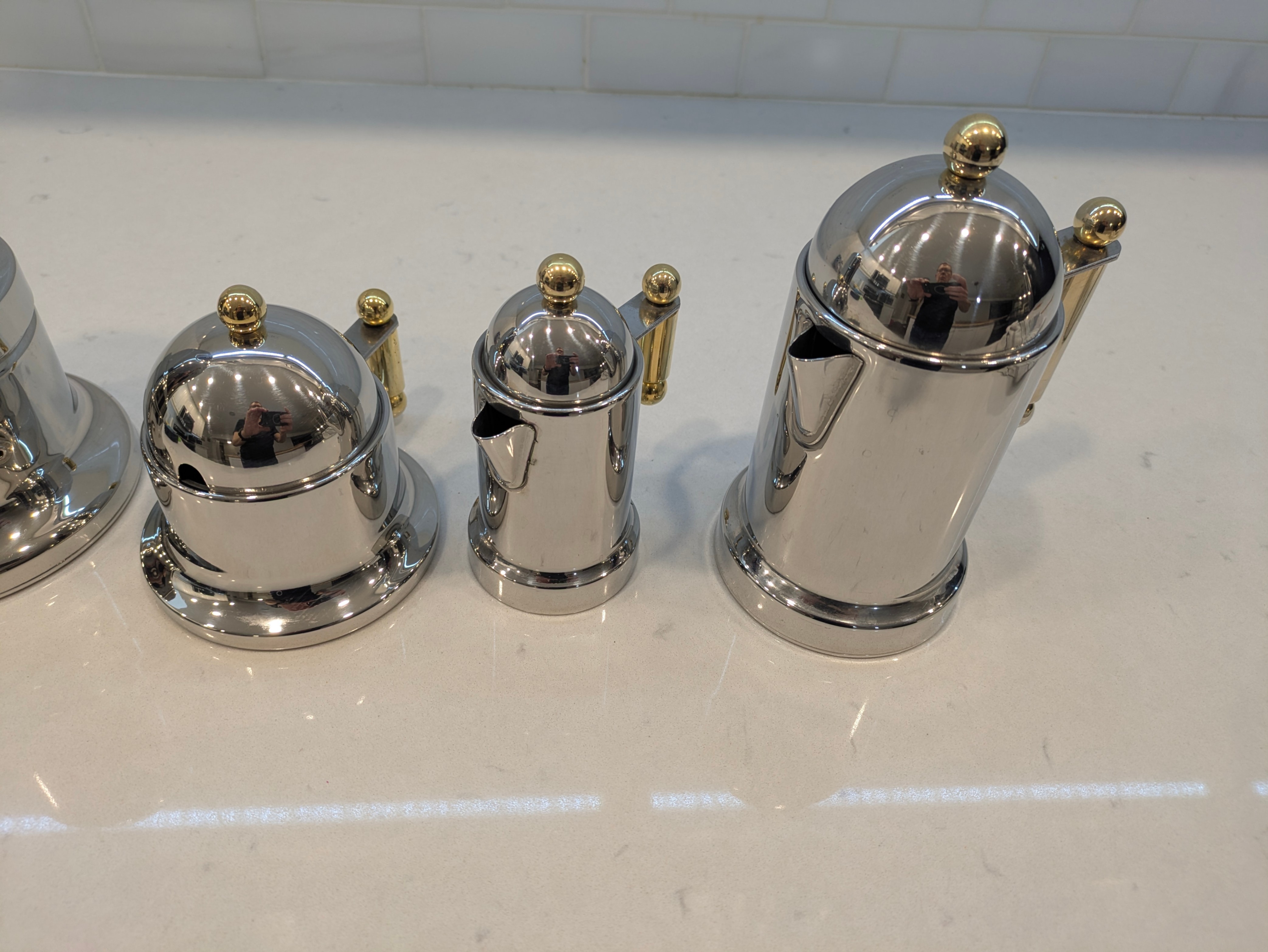 Alessi Stainless Steel Espresso Maker Set - photo 5