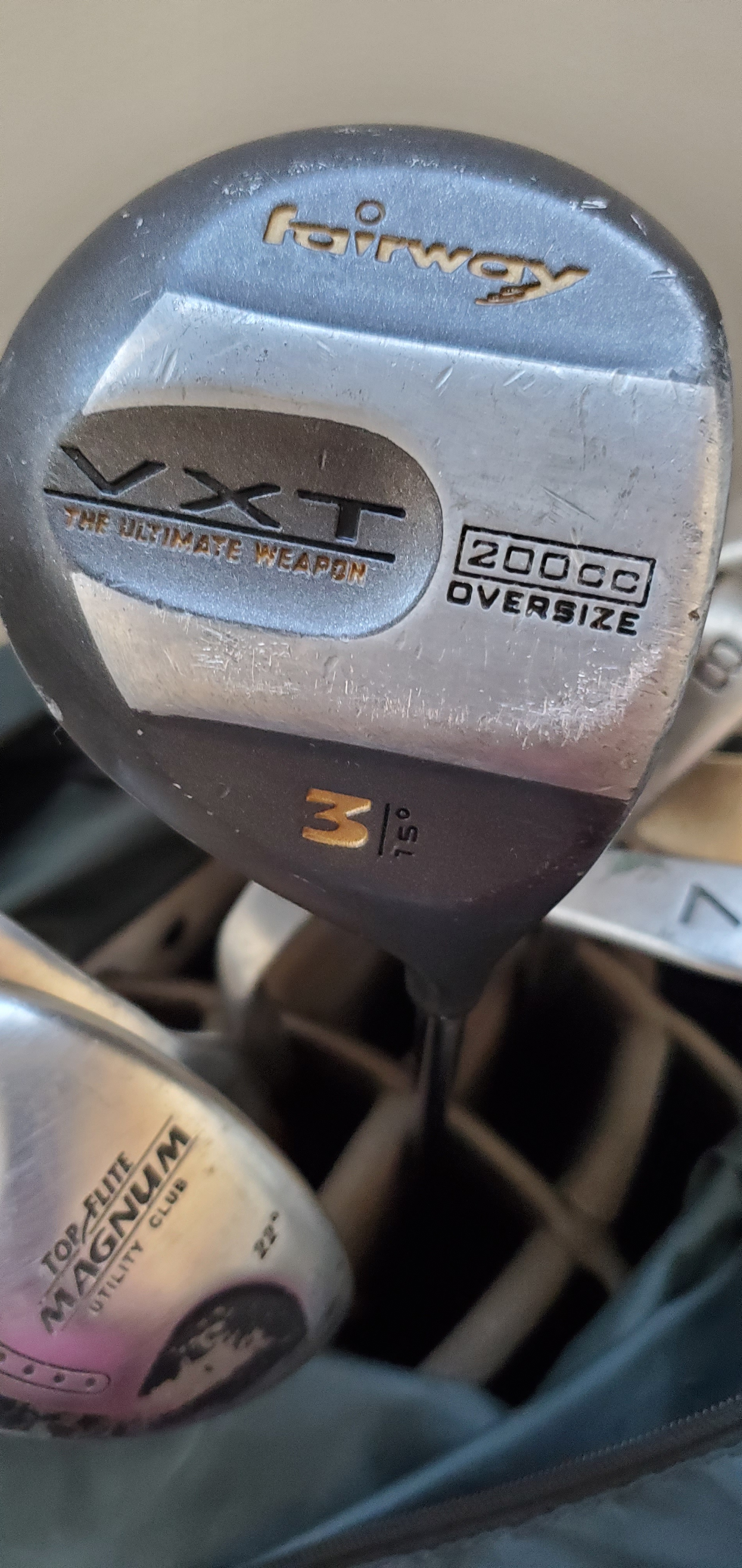 Nike golf bag, woods and irons (right handed) - photo 2