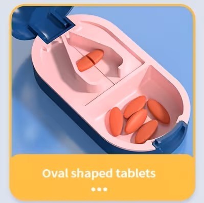2-in-1 Portable Pill Splitter with Mini Compartment - photo 4