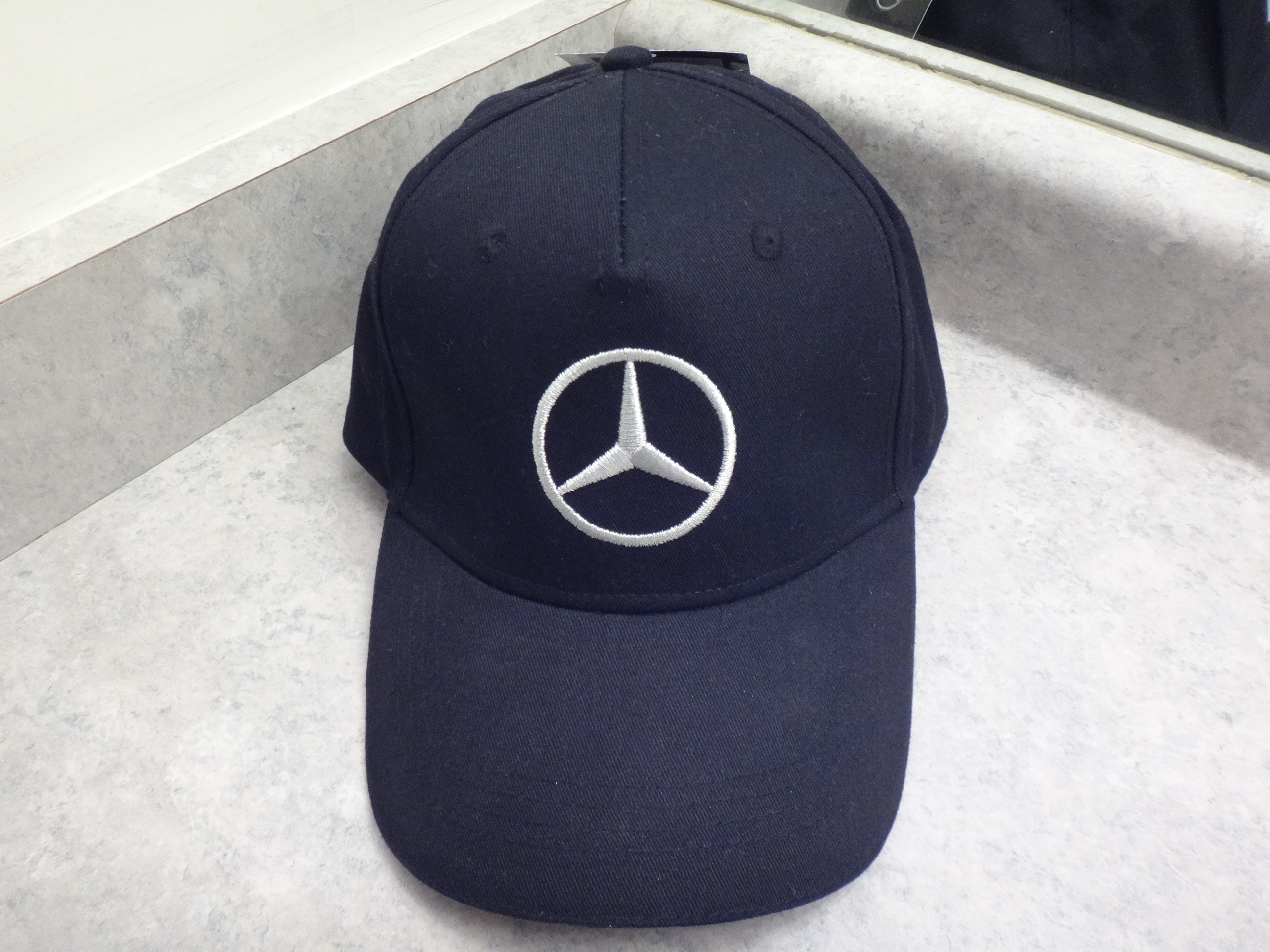 ✅🆕Mercedes-Benz Black Silver Reflective Baseball Hat Cap NEW