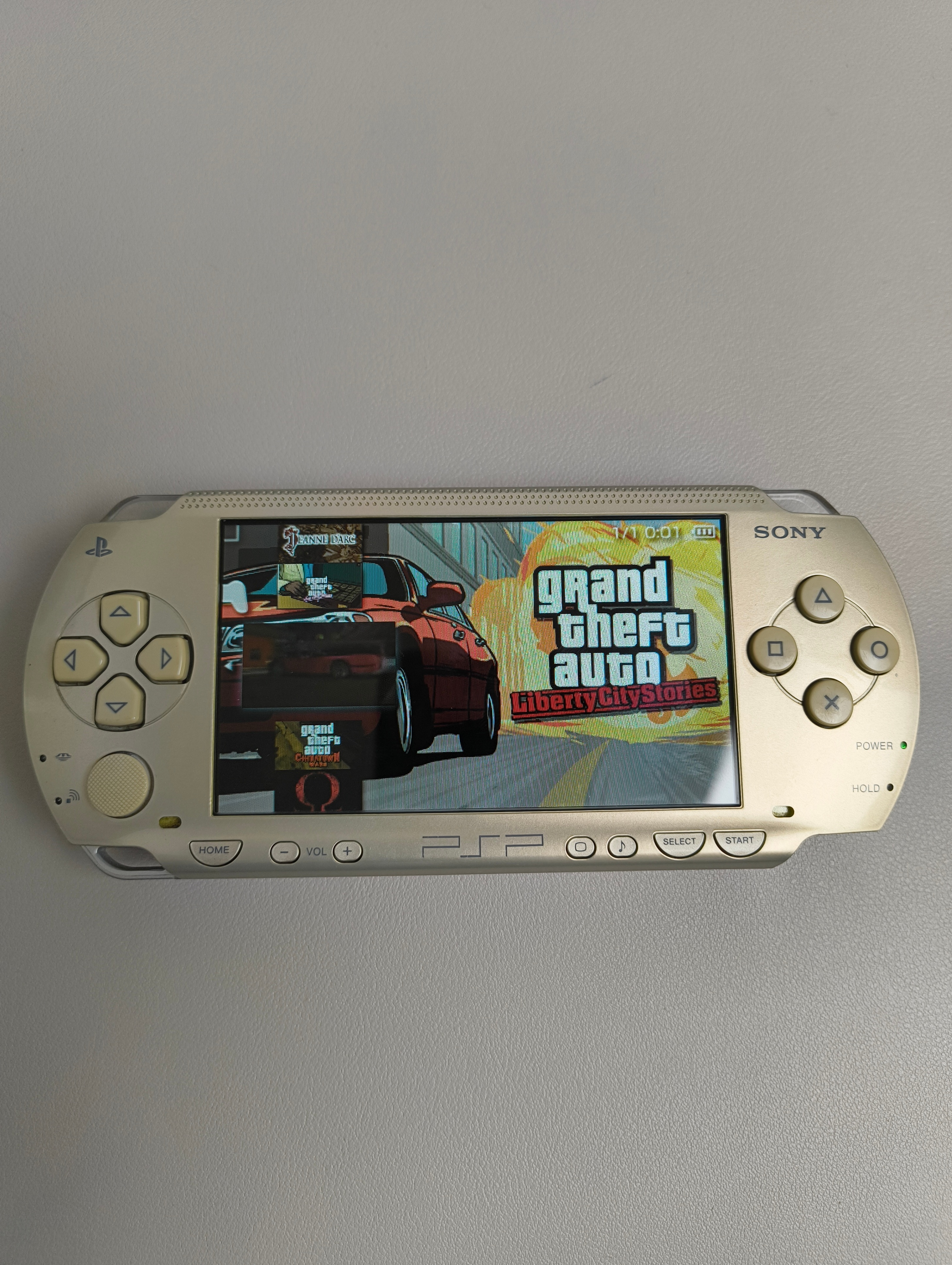PSP1000 IPS screen modded