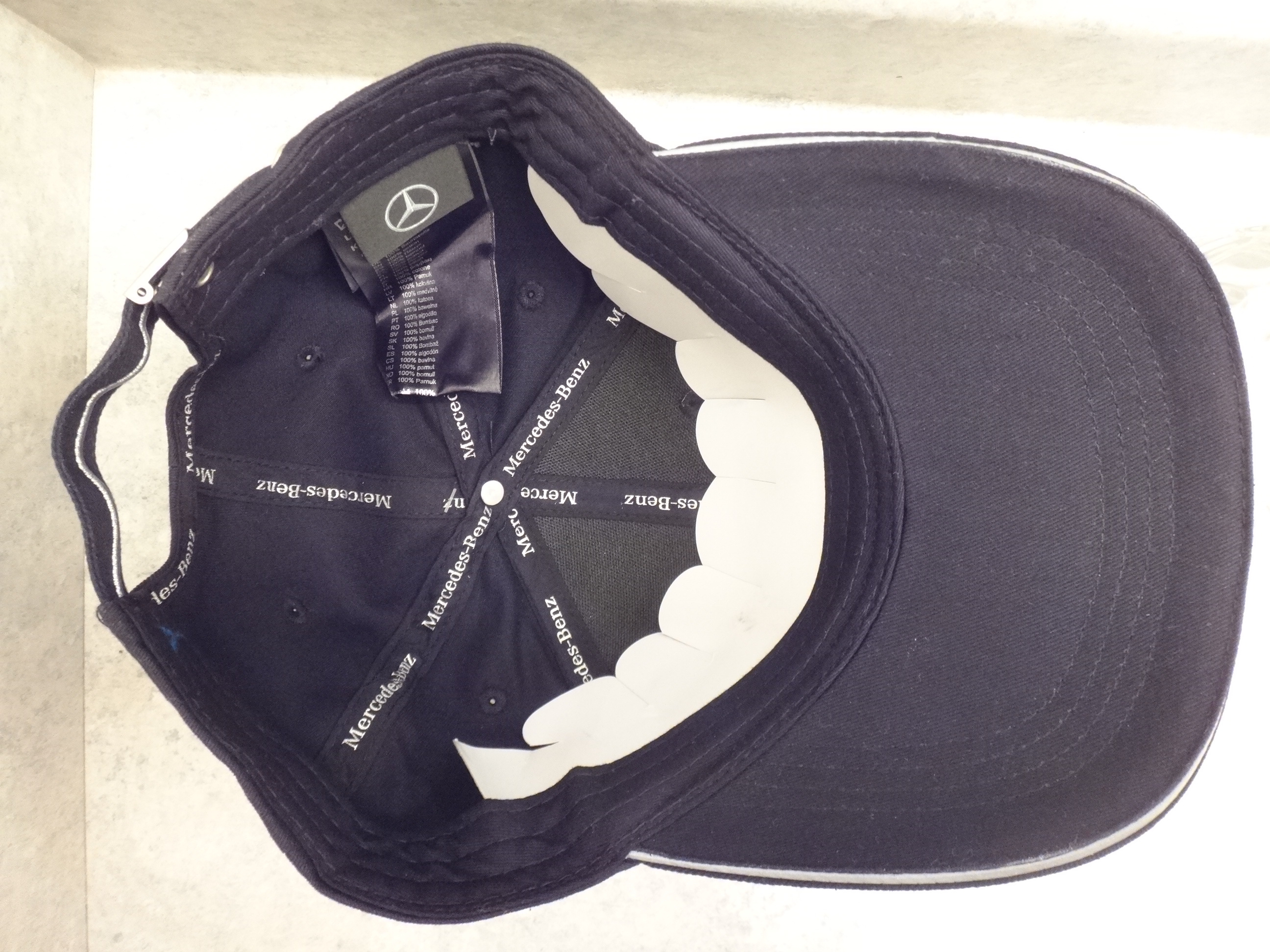 ✅🆕Mercedes-Benz Black Silver Reflective Baseball Hat Cap NEW - photo 5
