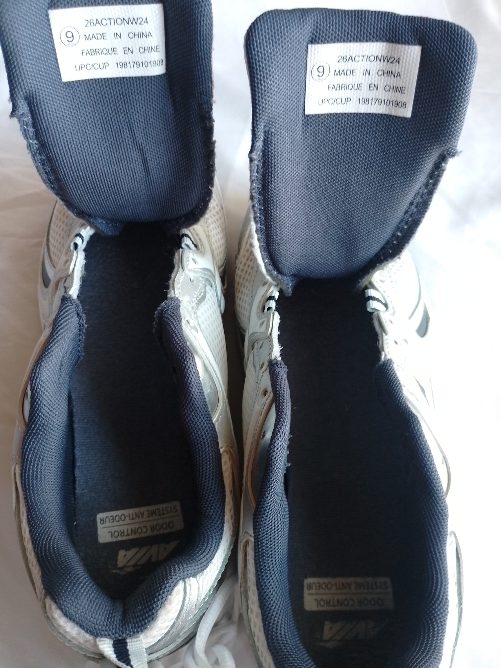 Avia 5000 White Running Shoes - Size 9 - photo 4
