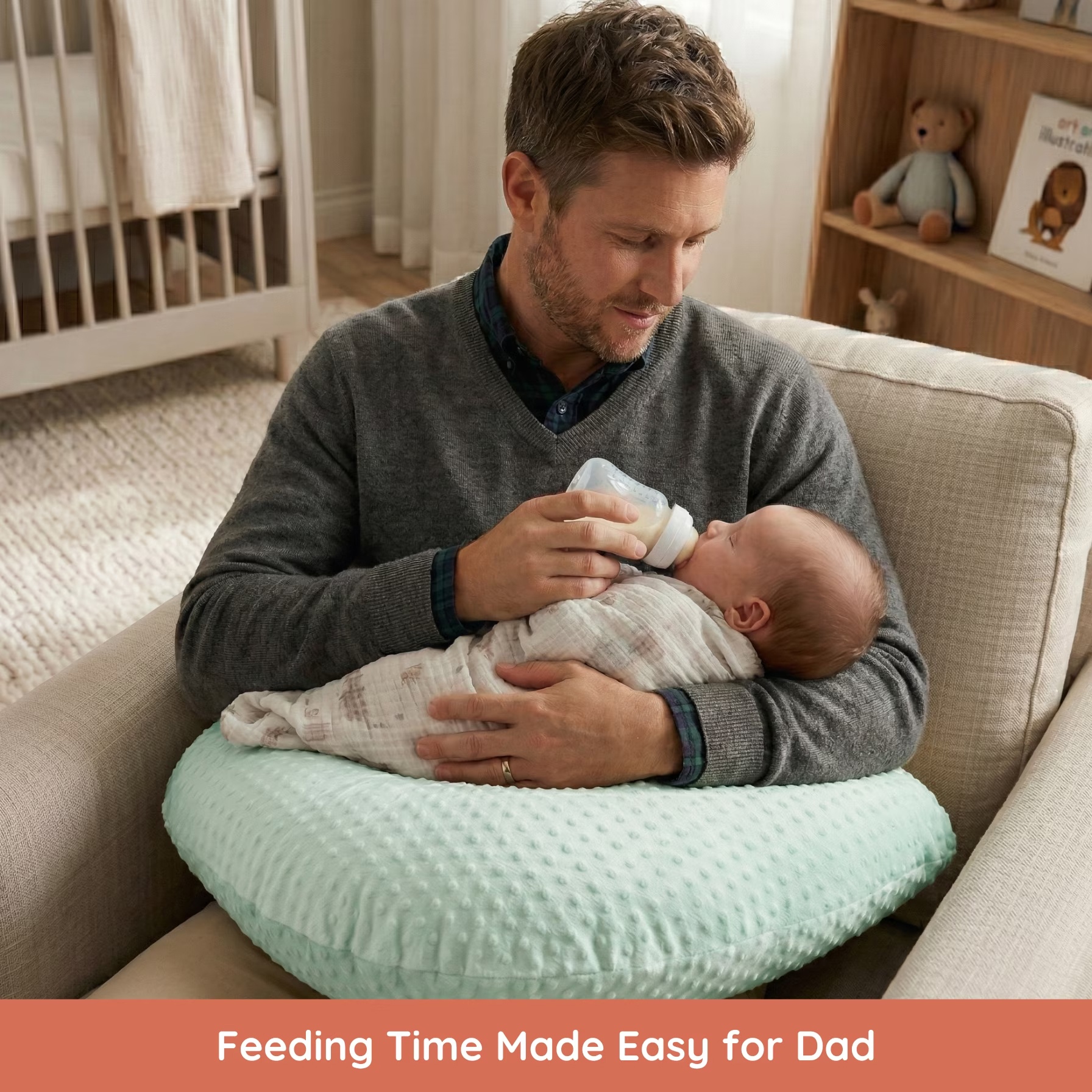 Jolly Jumper Boomerang Nursing Cushion Pillow - photo 4