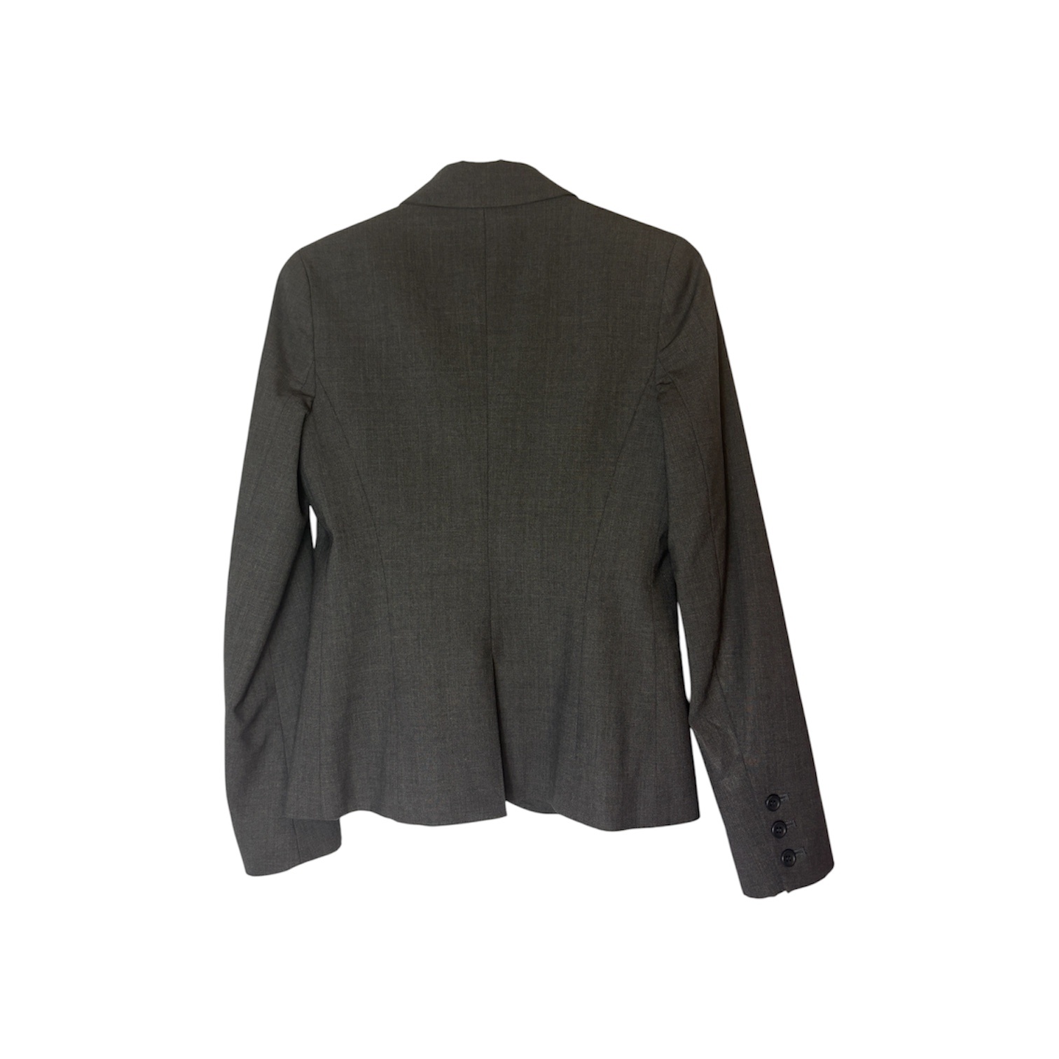 Theory Nichelle Grey Wool Blend Blazer Jacket Size 4 Office - photo 2