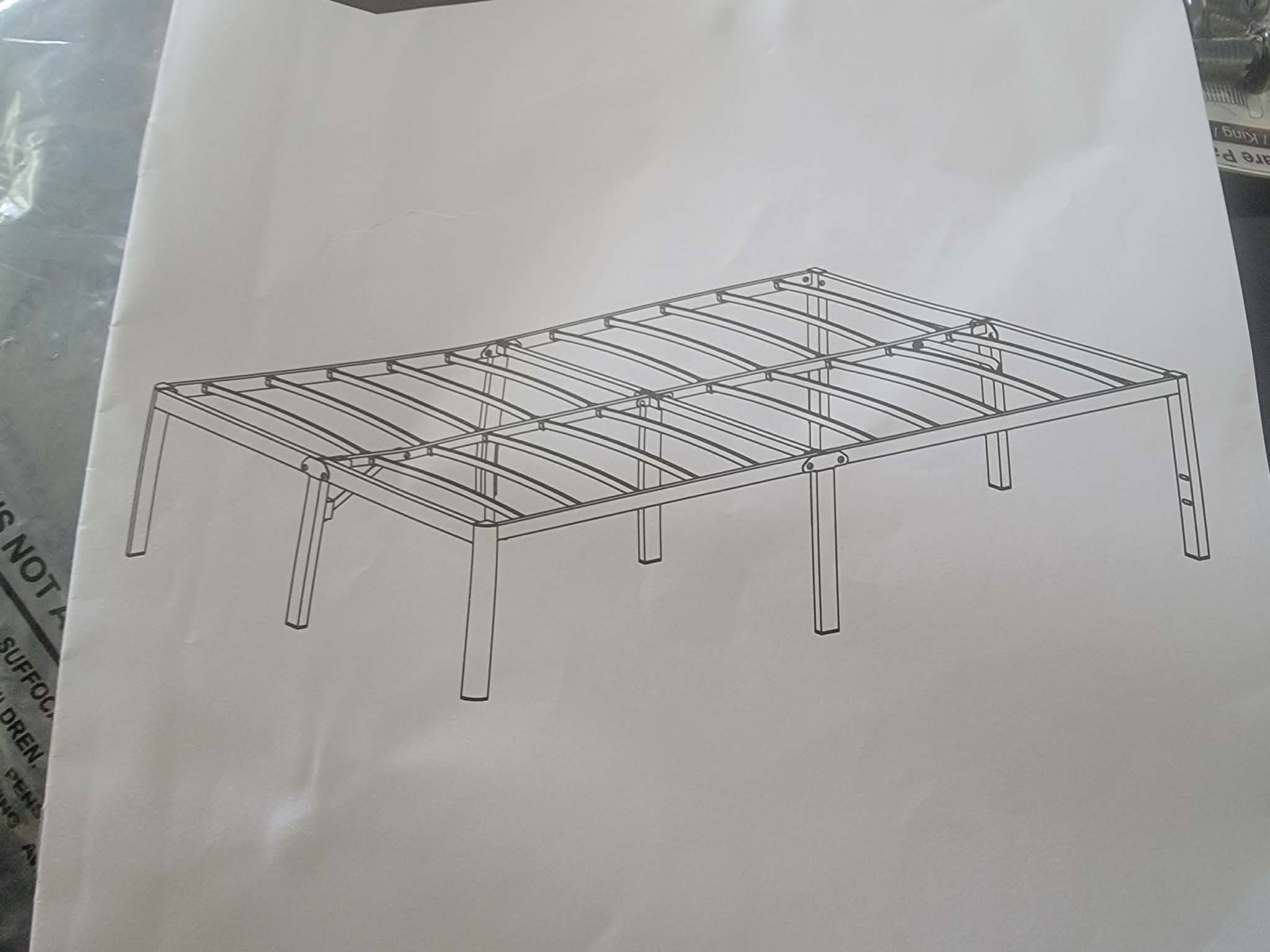 18 in Double Metal Storage Bed Frame - photo 2