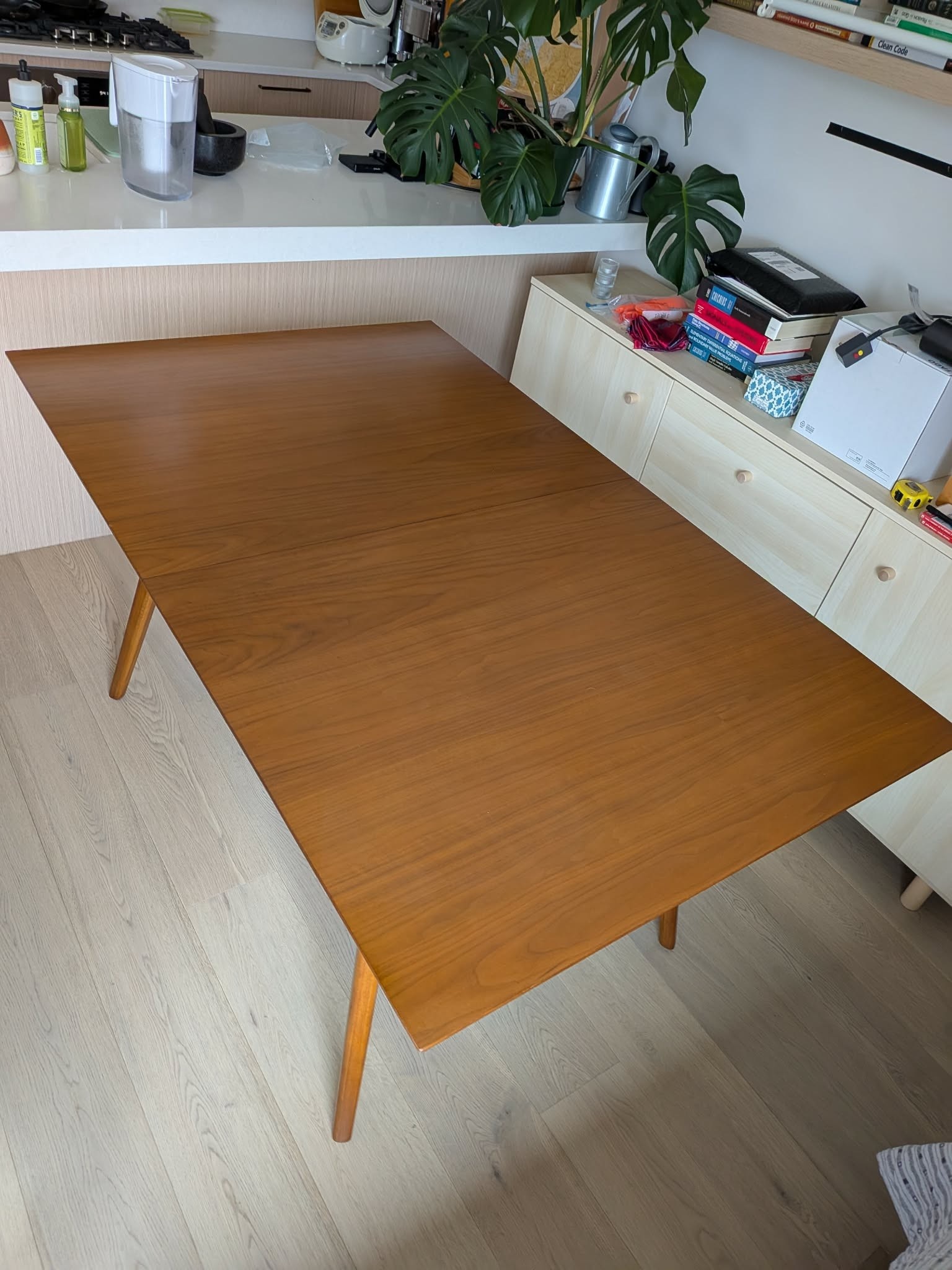 Mid-Century Expandable Dining Table (Originally $1,349) - photo 3