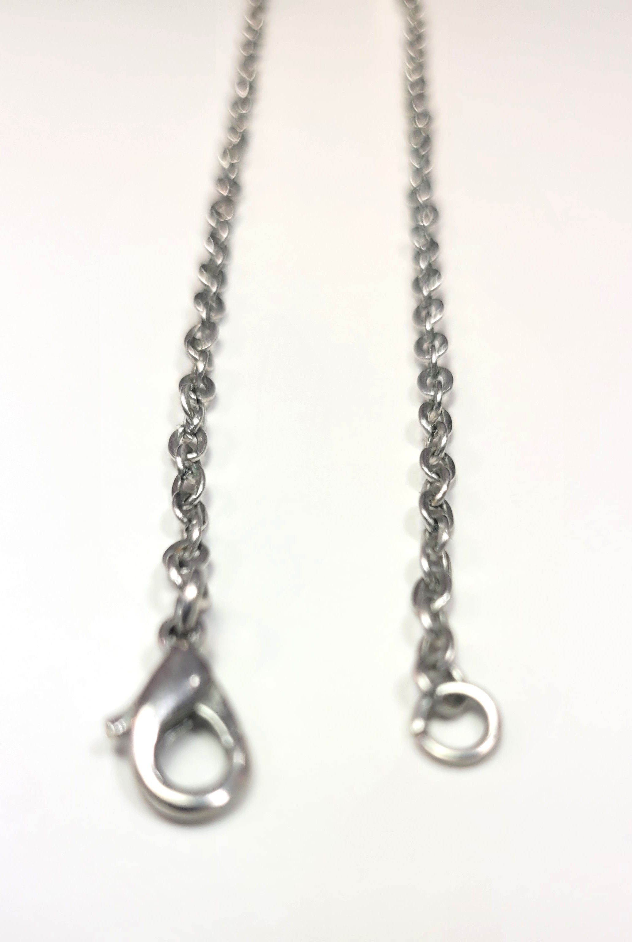 1990s Faux Pearl Pendant Necklace, Silver Tone Ornate 18 Inch - photo 5