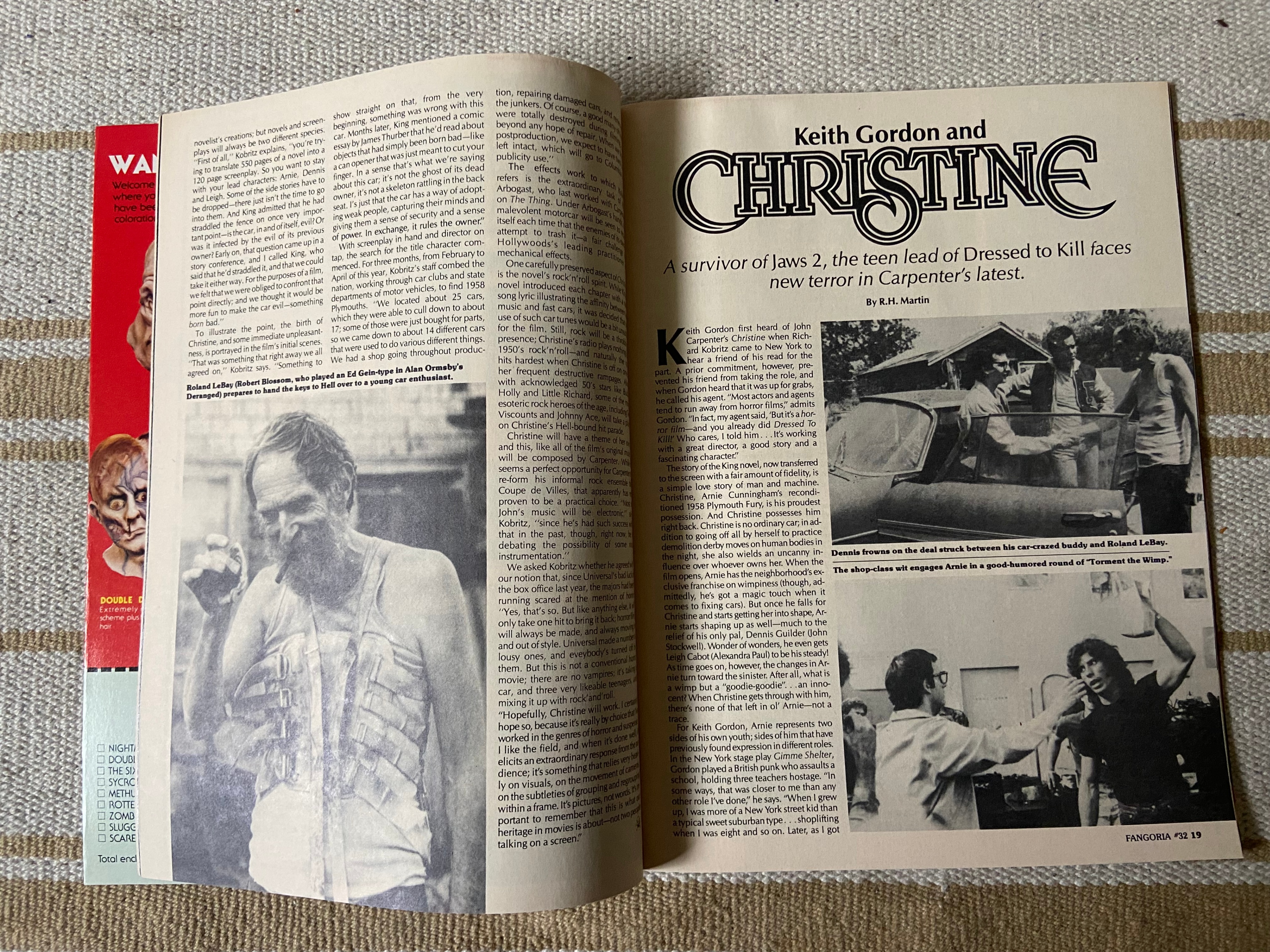 Fangoria #32 Christine Stephen King - photo 3
