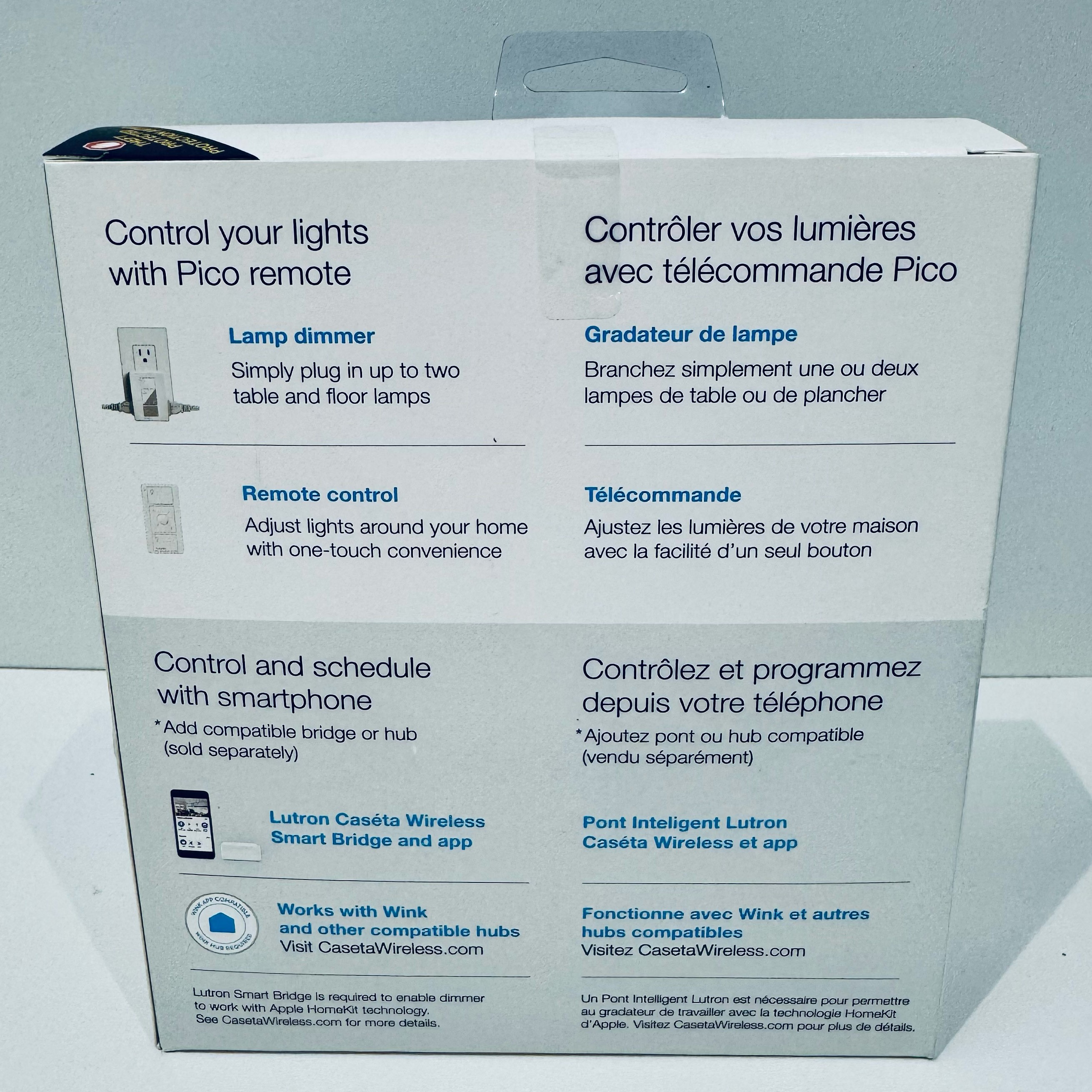 Lutron Caseta plug-in dimmer and Pico remote kit, P-PKG1P-WH-C - photo 2