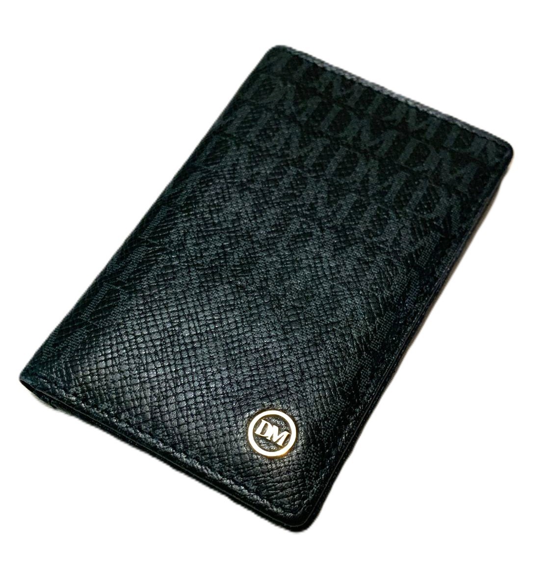 DA MILANO Saffiano Leather Slim RFID Card Holder - Like New