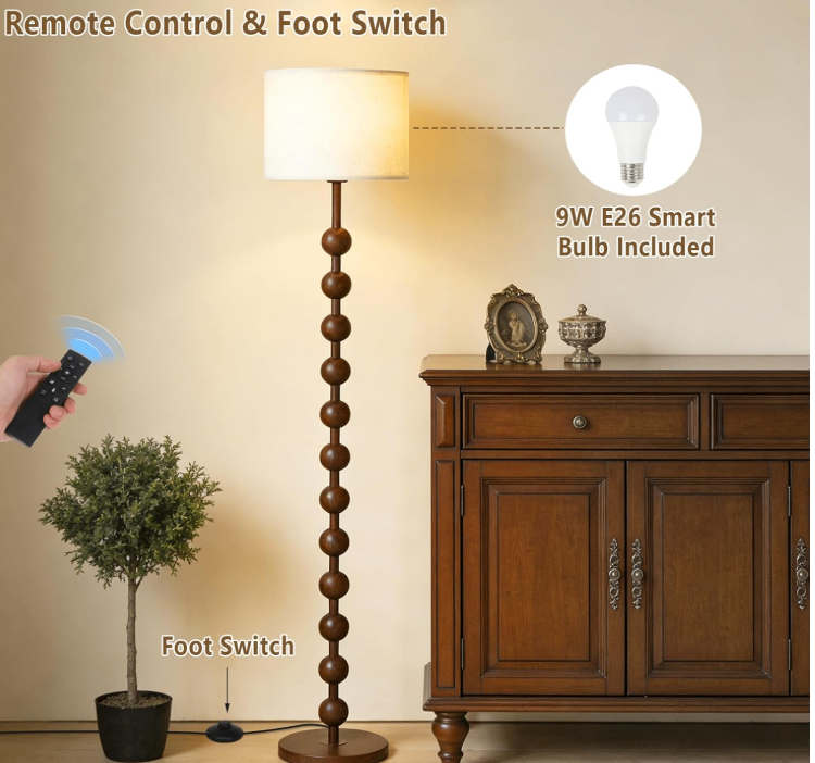 Floor Lamps for Living Room, Metal Floor Lamp with Remote - photo 5