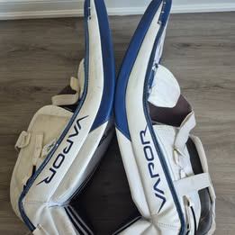 Bauer Vapor 2X Intermediate Large 32+1 Blue & White Goalie Set - photo 2
