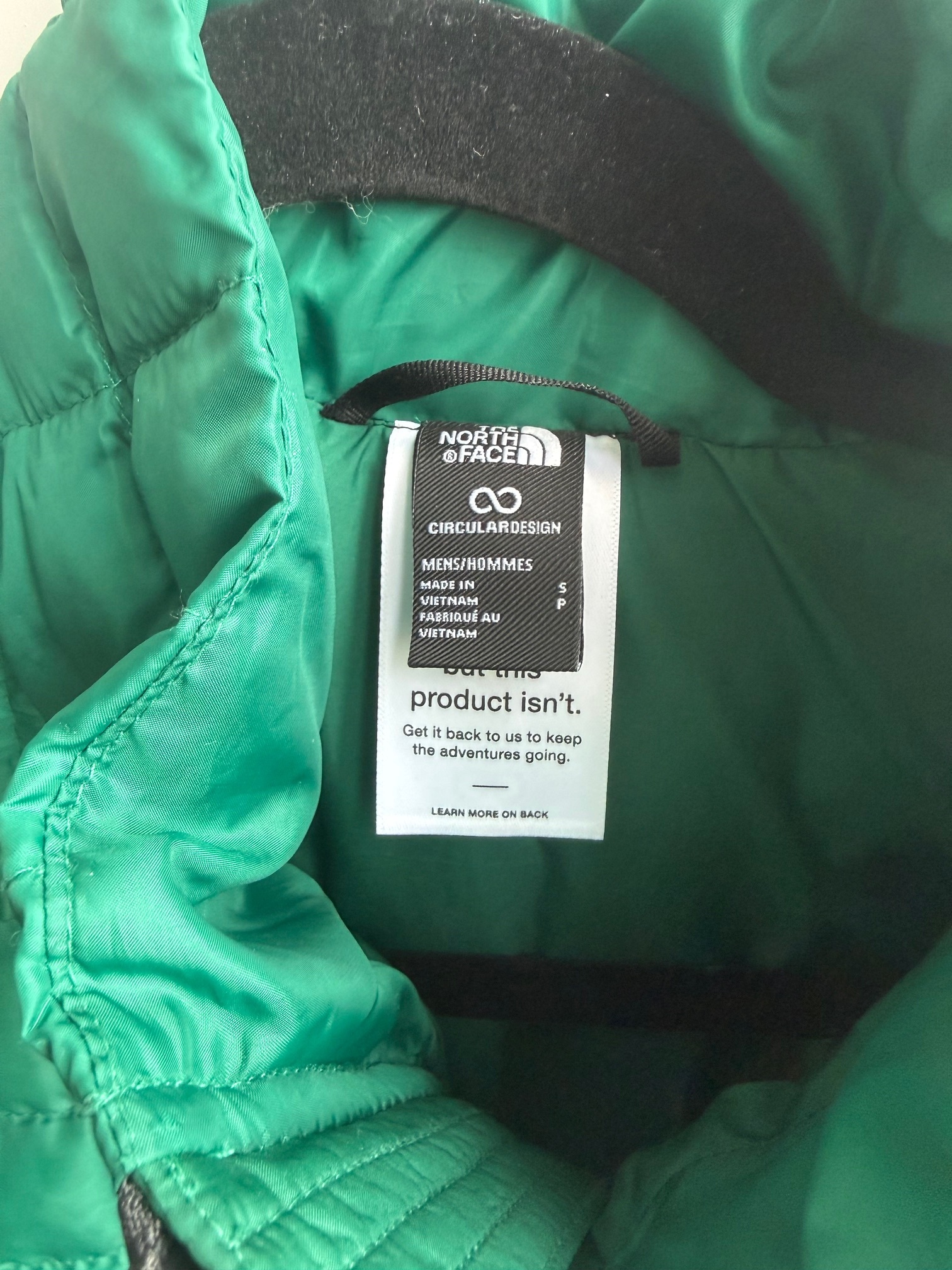 The North Face Green Quilted Vest - Men's Size Small - photo 4