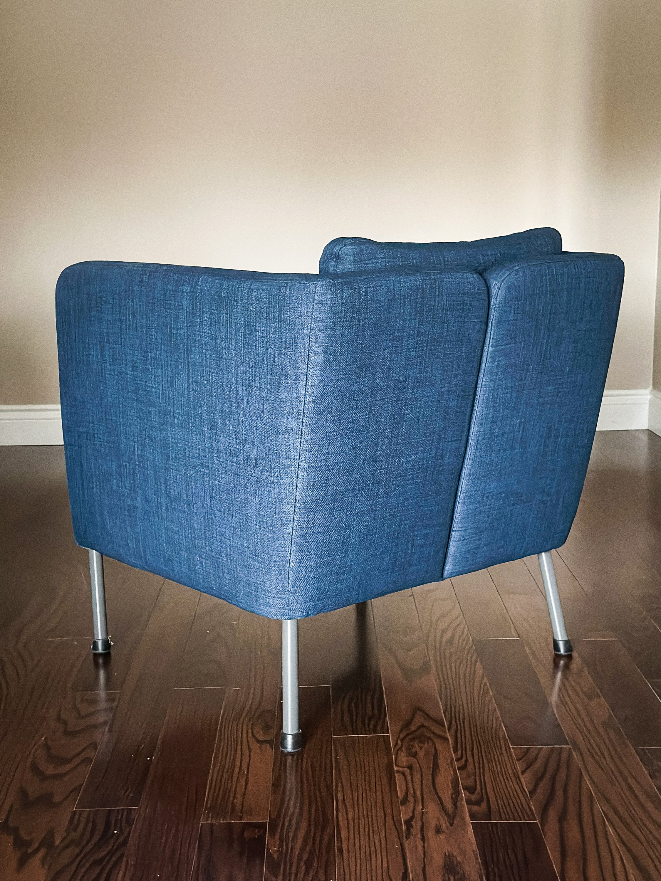 IKEA EKERÖ armchair in Skiftebo dark blue fabric - photo 5