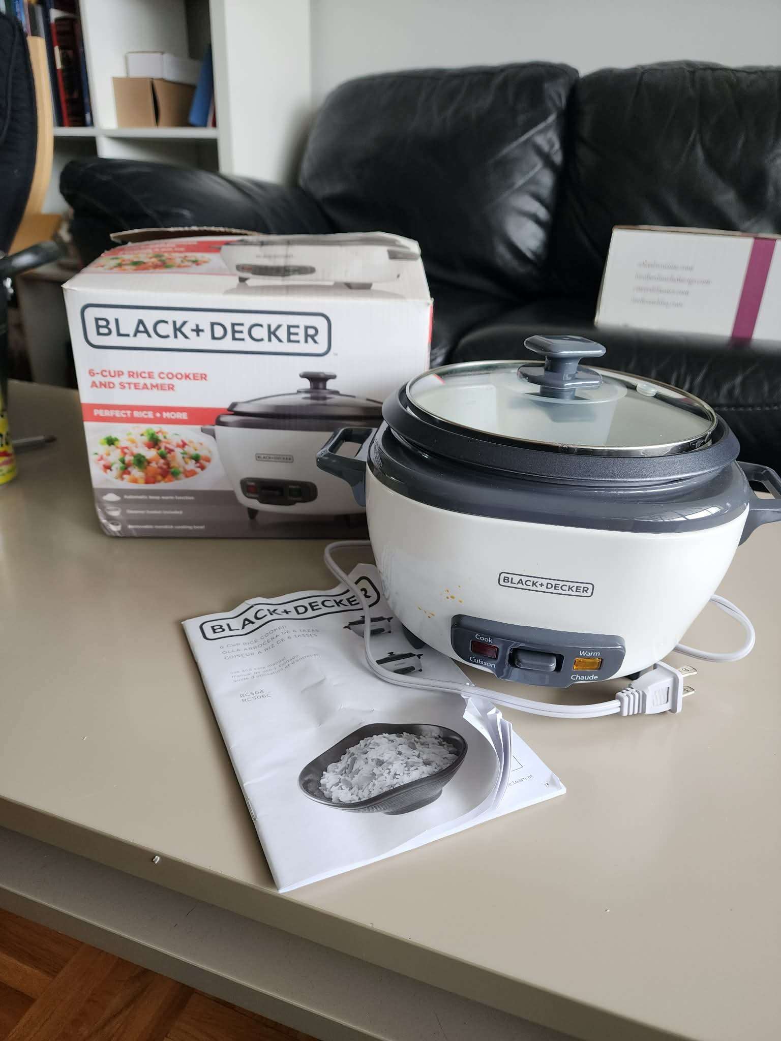 Black + Decker Rice Cooker - 6 Cup